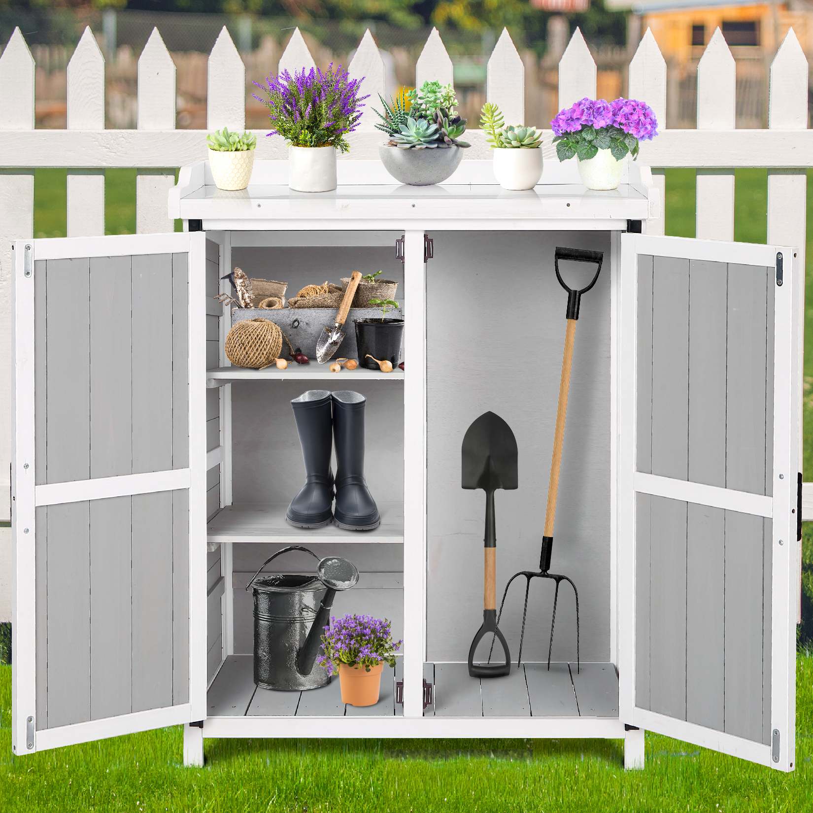 Qeetex JXNAG-PHO-152GAXIW Small-Outdoor-Storage - View #7