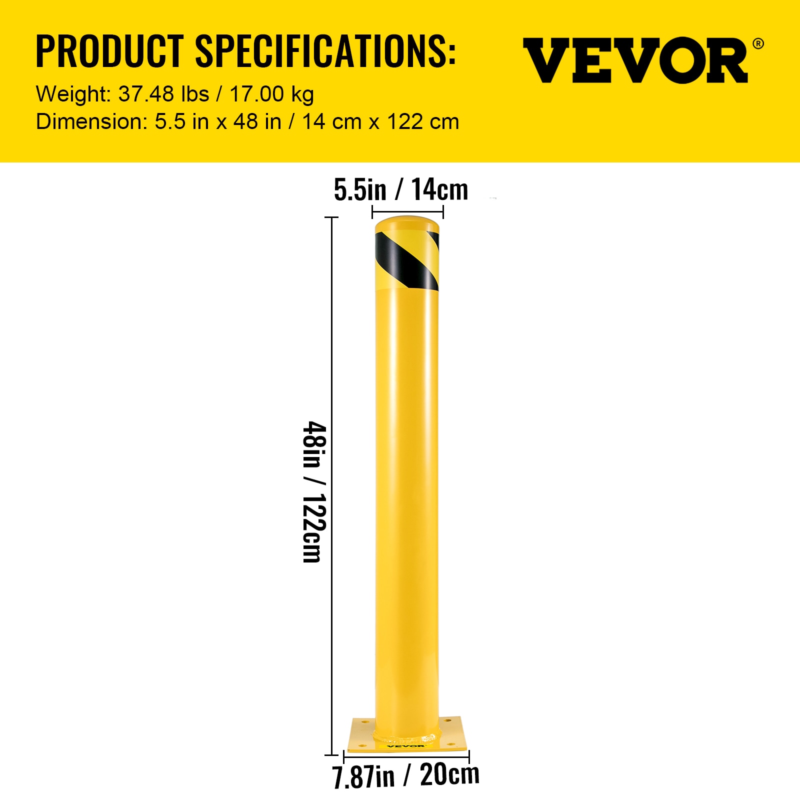 VEVOR AQZYCHS485.52JKL5V0 Commercial-Bollards - View #7