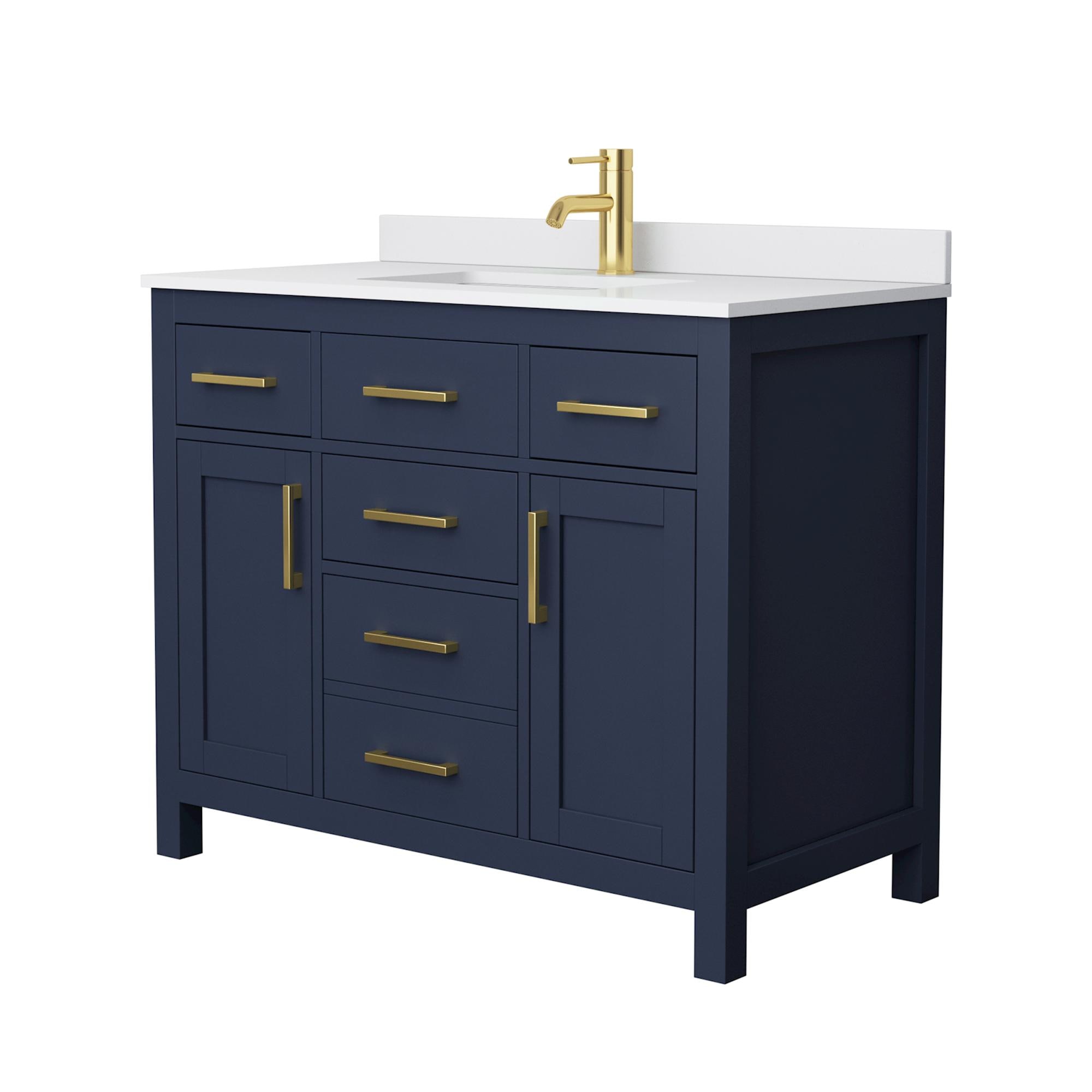 Wyndham Collection WCG242442SBLWCUNSMXX Bath-Vanity-Combo - View #2