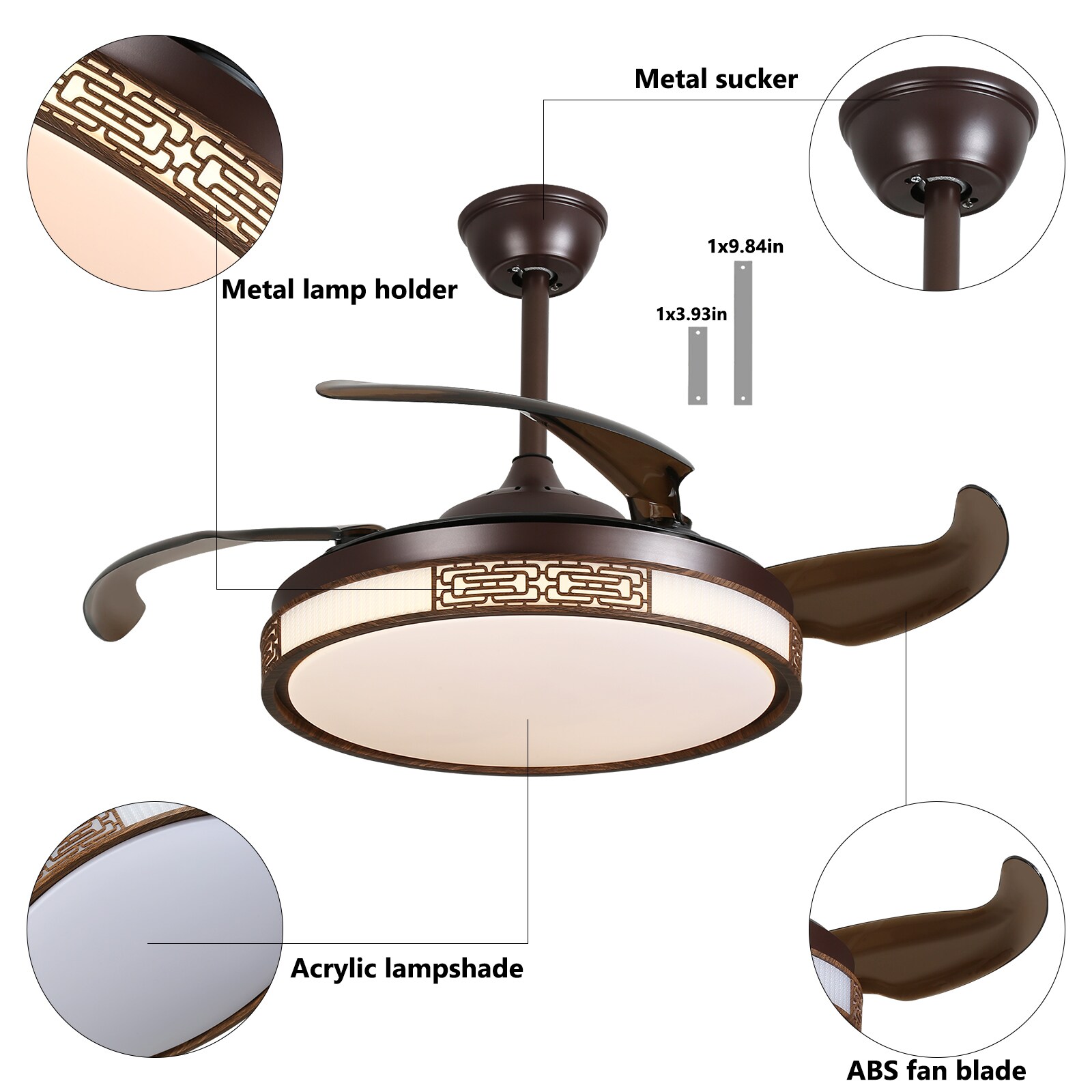 Oukaning JZUCOD-01300099 Ceiling-Fans - View #5
