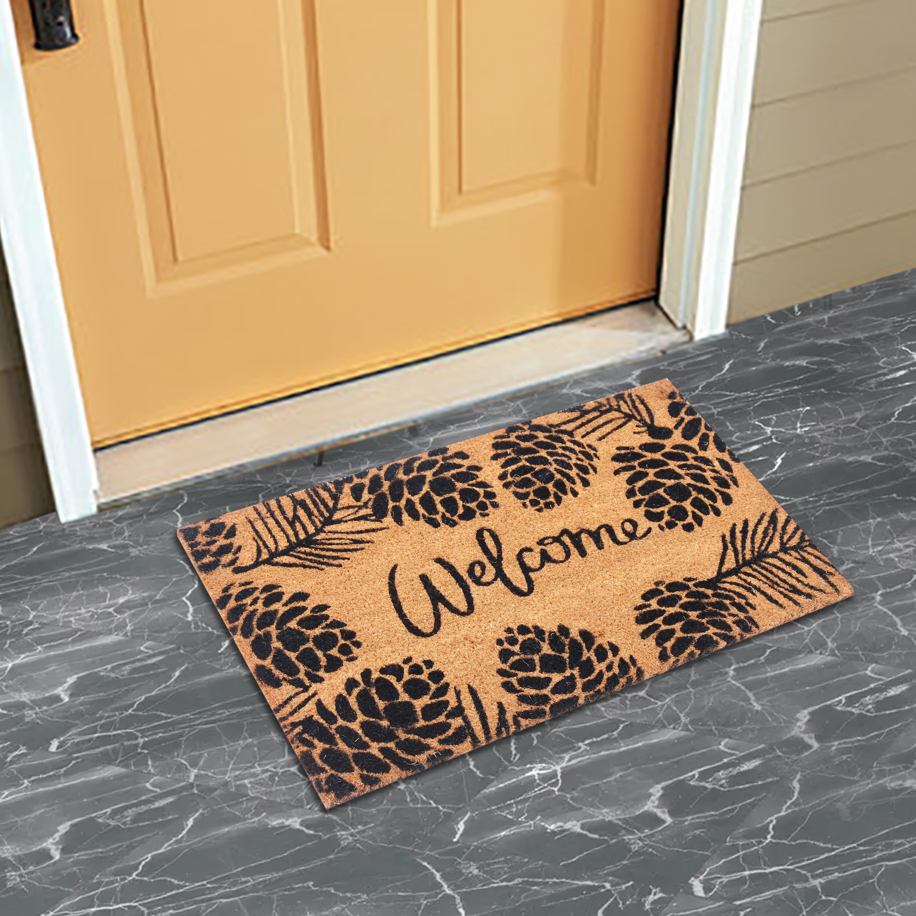 Porch Door Mat – Pine & Moss