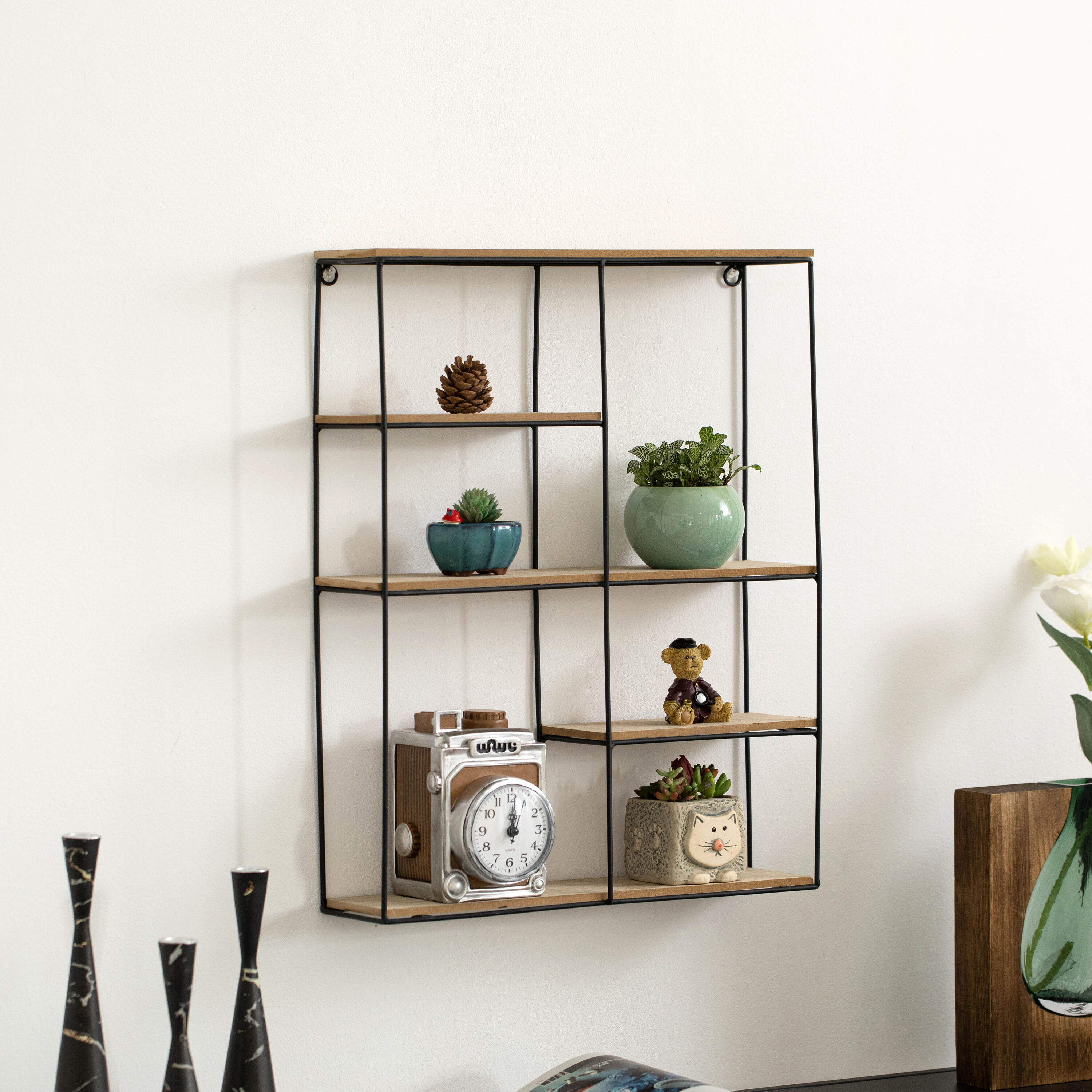 Vintiquewise QI004691.SQ Wall-Mounted-Shelving - View #2