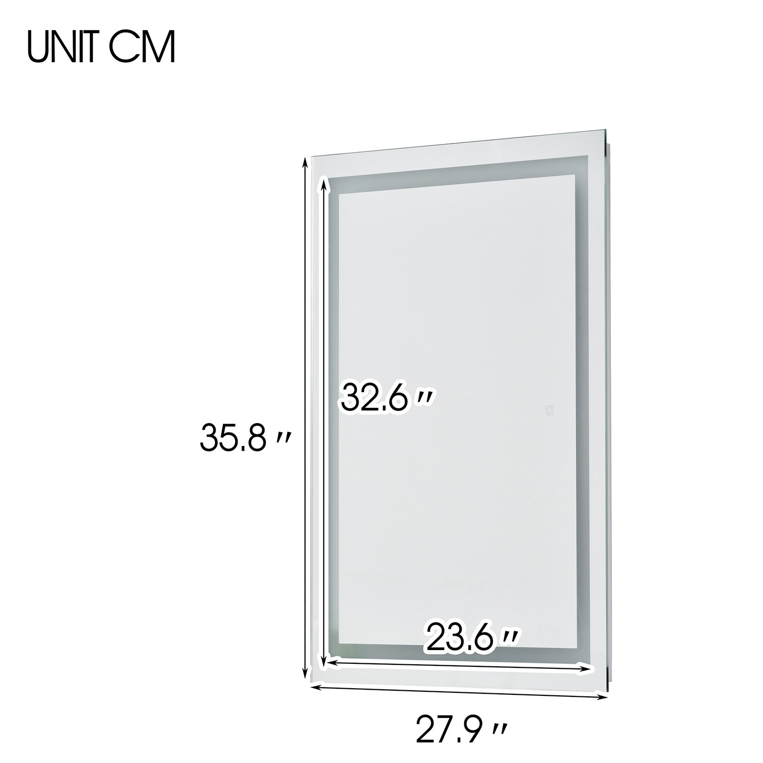 Bybafun YA9700004 Framed-Bath-Mirrors - View #11
