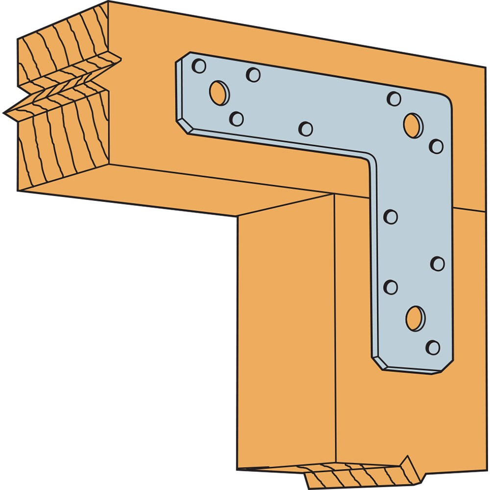 Simpson Strong-Tie 16-in 12-Gauge Zmax Steel Foundation Strap Wood