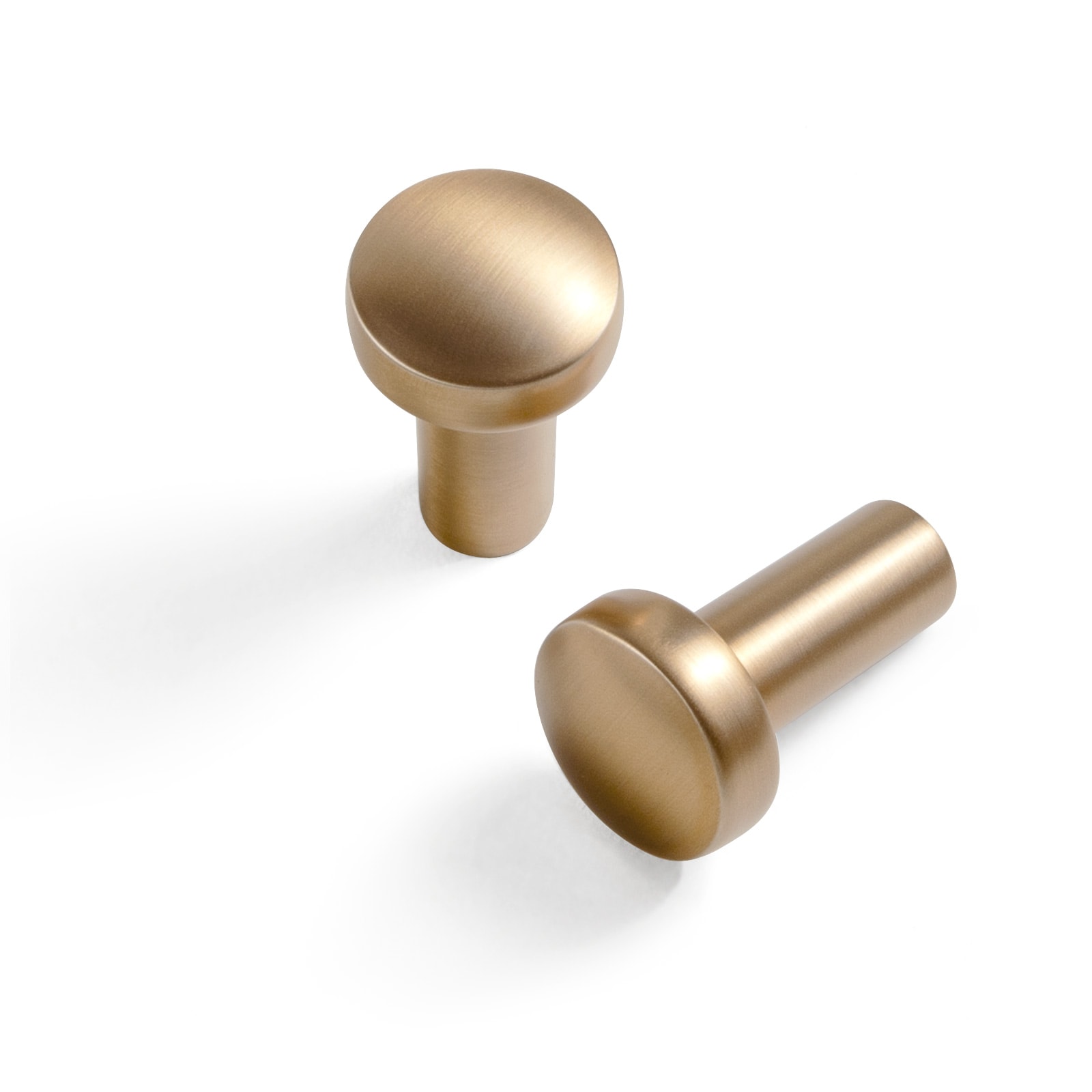 Miaokesen 1827CB-DK 4/5-in Champagne Brown Novelty Modern Cabinet Knob 6 -Pack