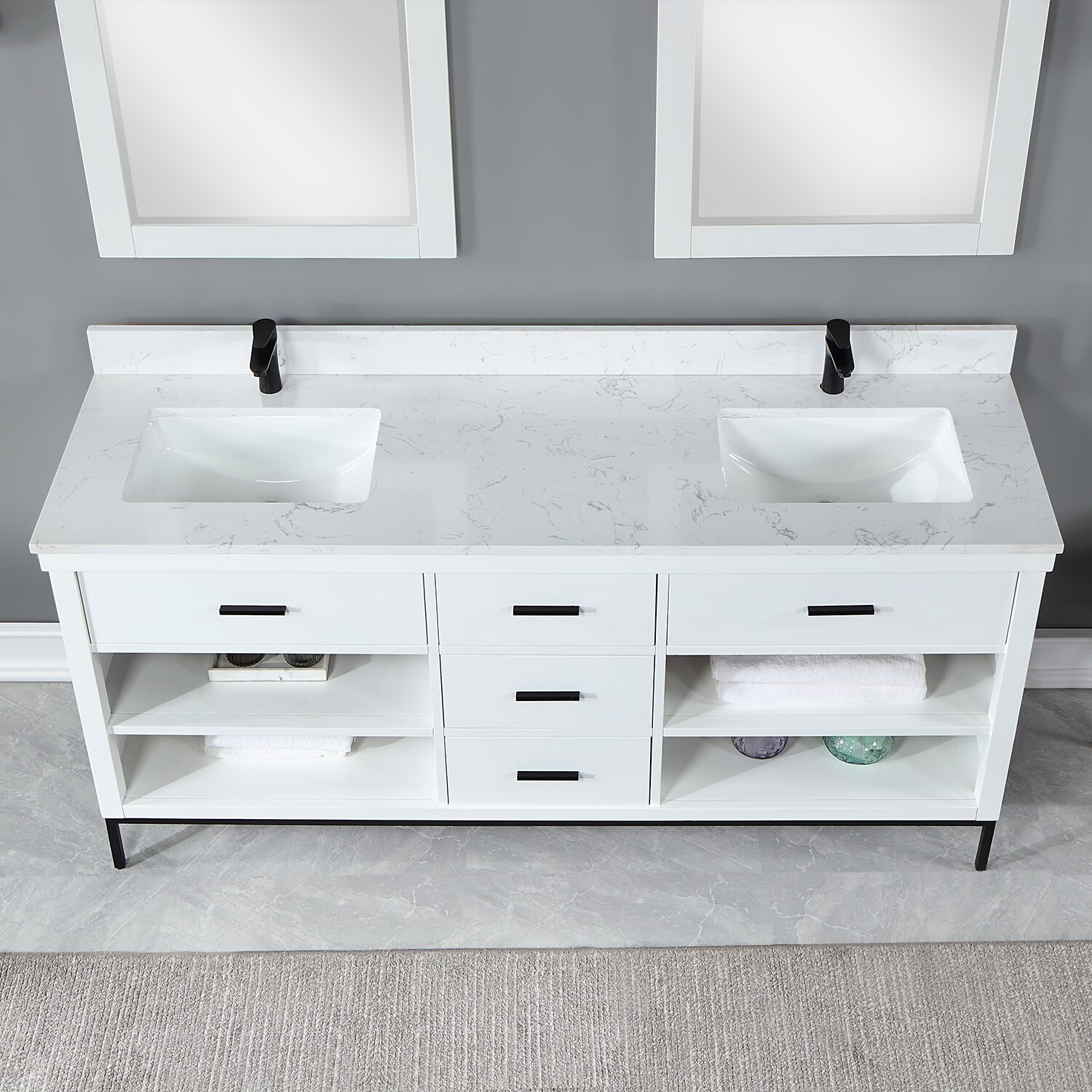 Altair 545072-WH-AW Bath-Vanity-Combo - View #2