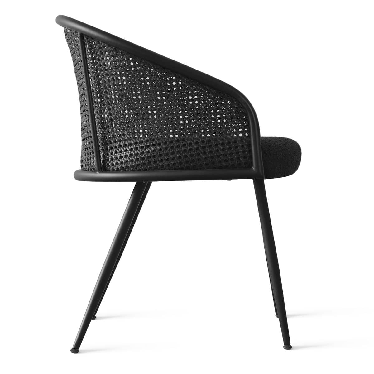 Maison Boucle JULES-ARM-BK-4 Dining-Chairs - View #3