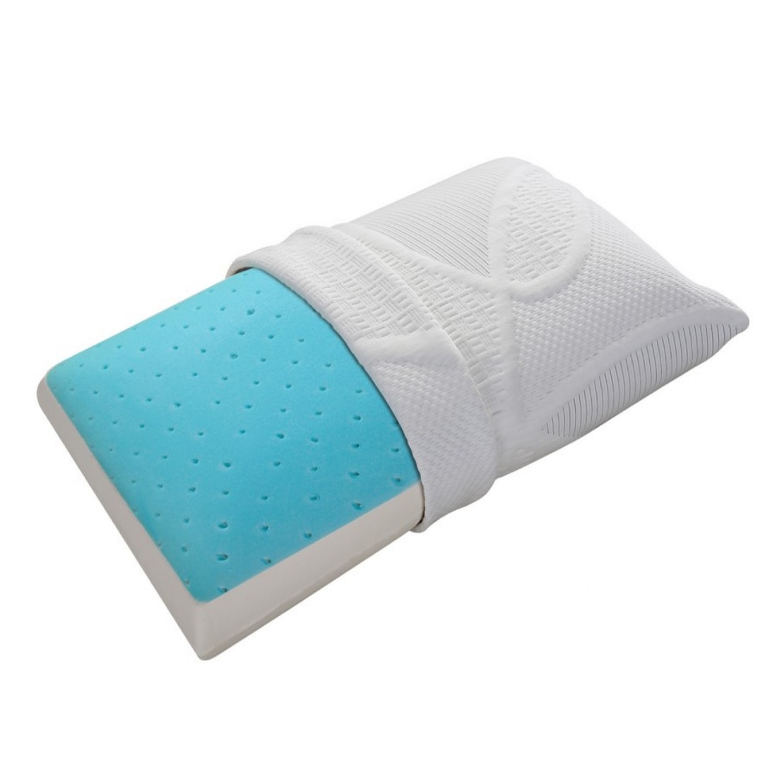 HomeRoots 248069 Caroline Queen Medium Memory foam Bed Pillow