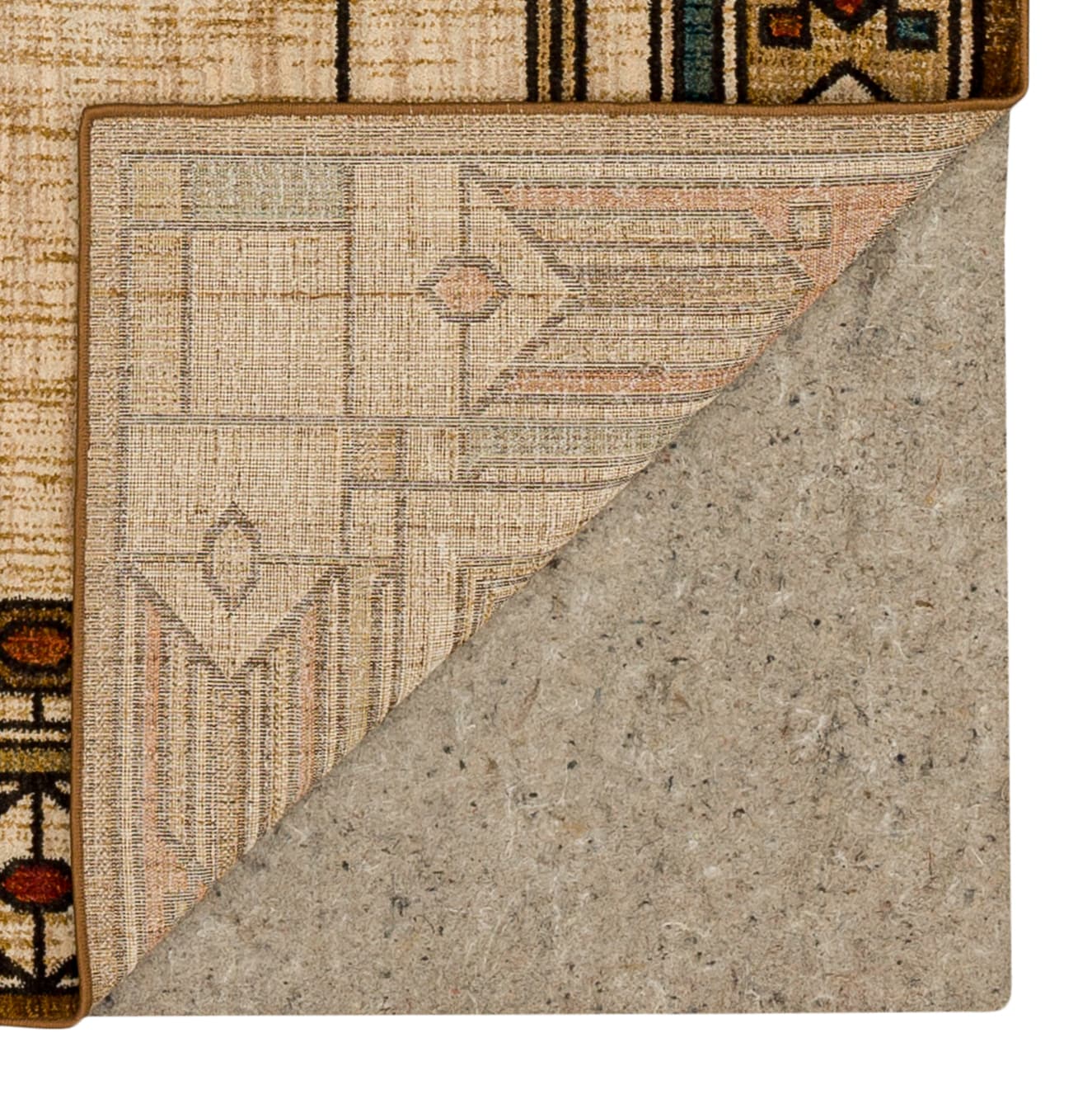 allen + roth Woodland 4 x 6 Brown Indoor Geometric Lodge Area Rug in the  Rugs department at