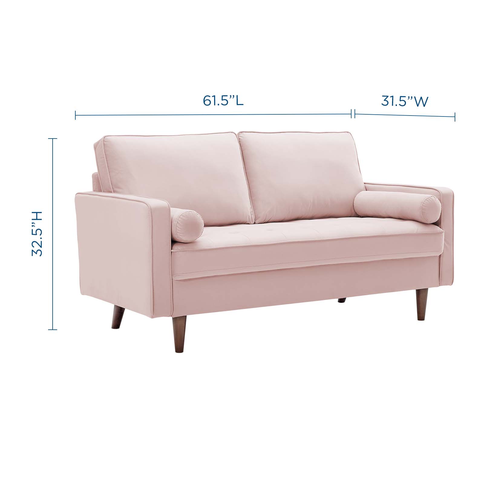 Modway EEI-4004-PNK Sofas-Loveseats - View #2