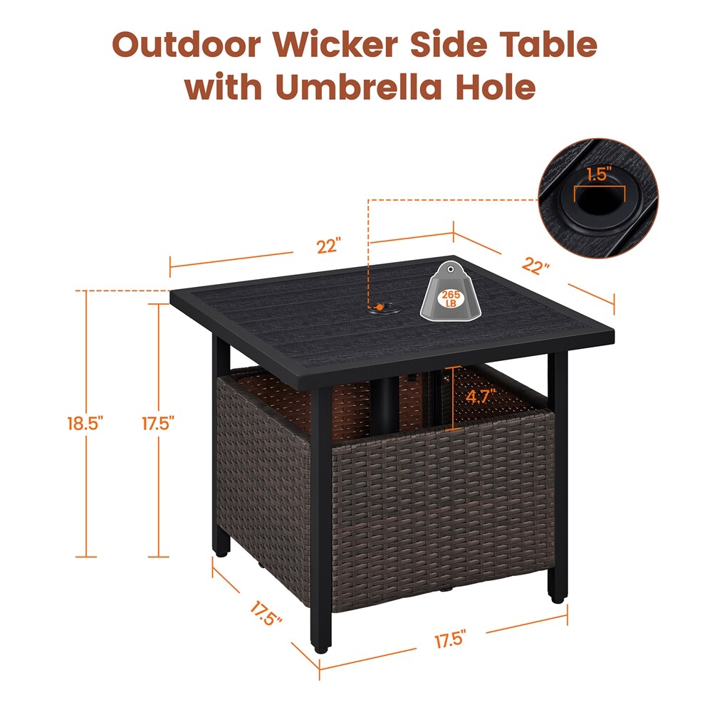 Yaheetech LS3V3D0001 Patio-Tables - View #2
