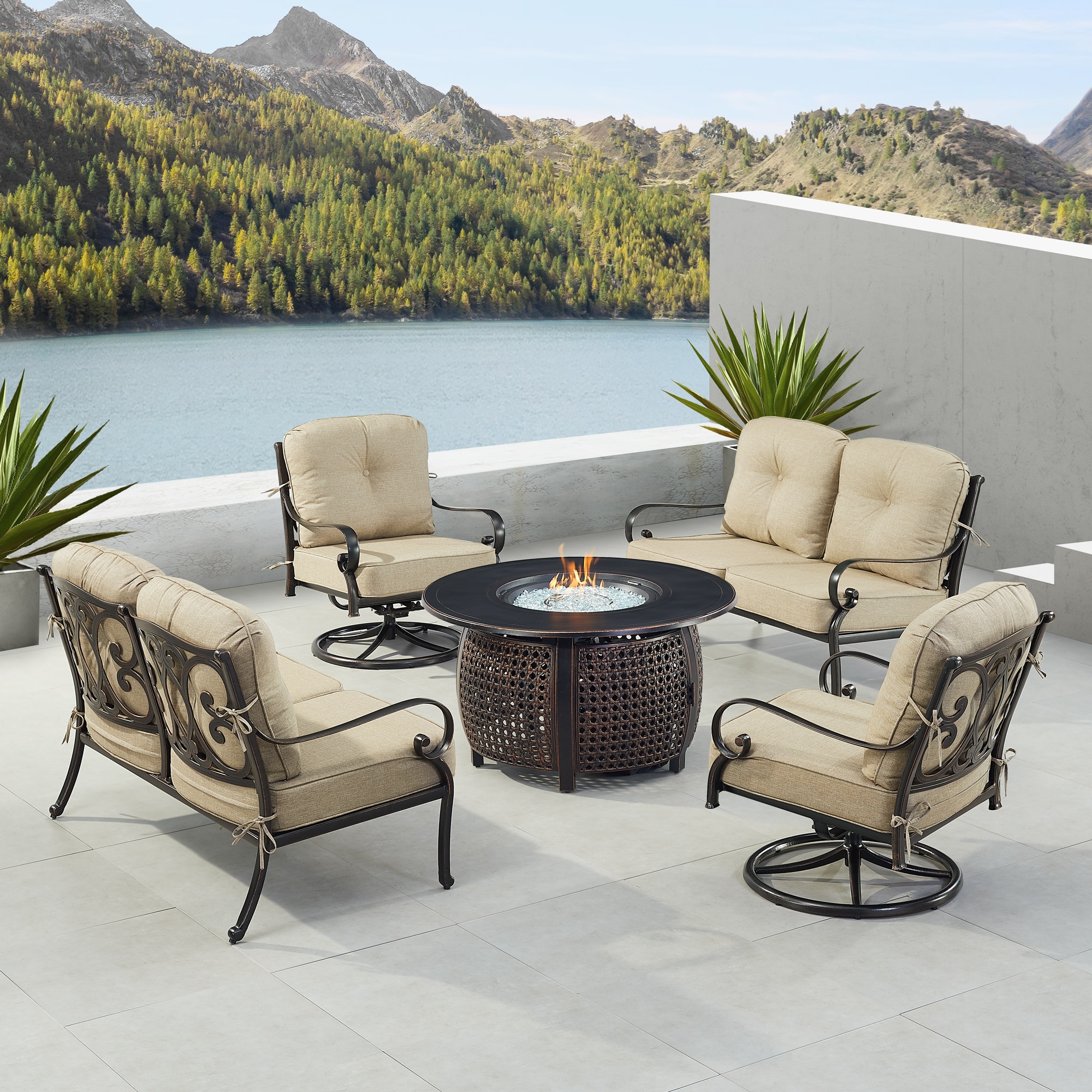 Oakland Living STYLE-A-TNCU Patio-Furniture-Cushions - View #3