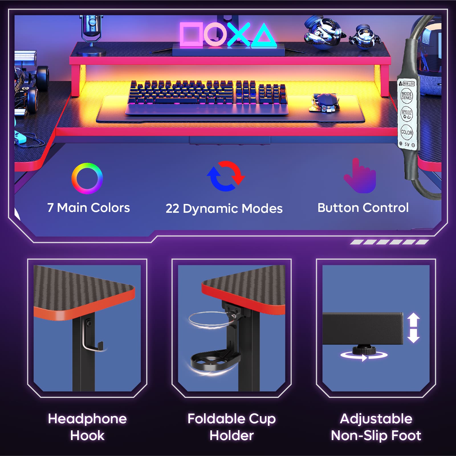 Bestier LOW-G200313C-BDCF desks - View #4