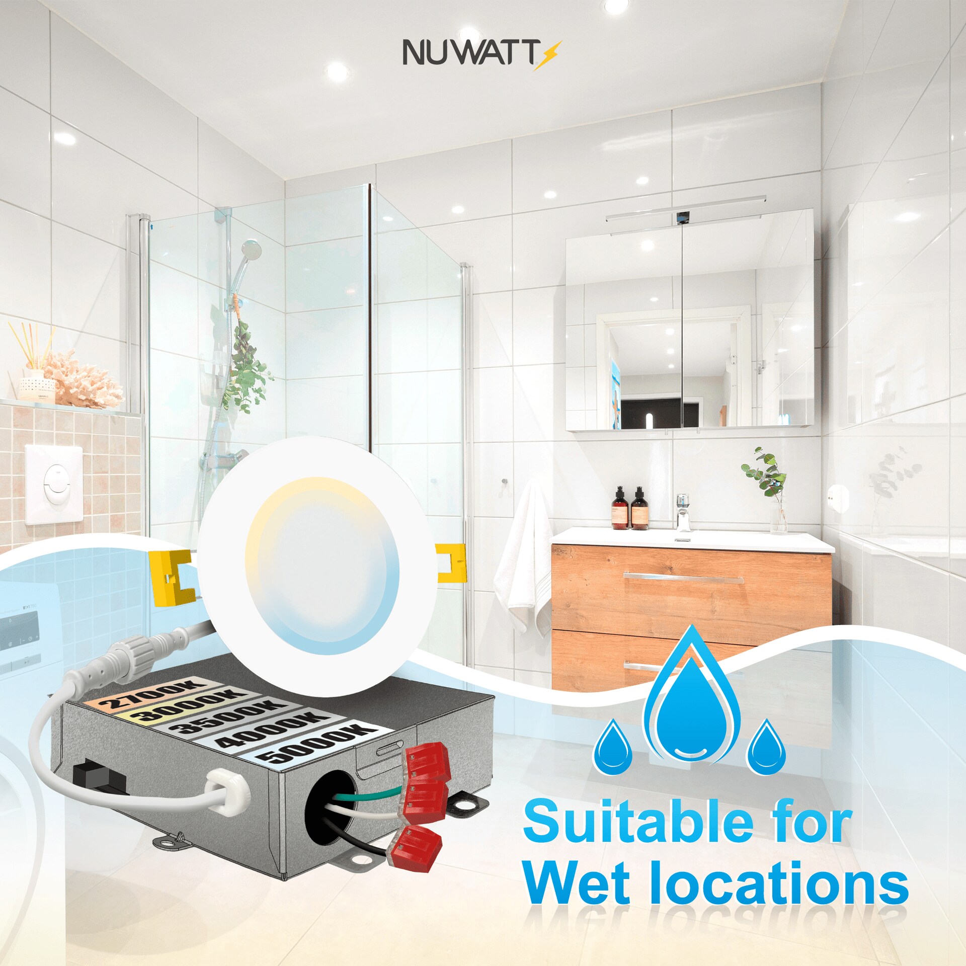 NUWATT NWP-DL-3-8W5CT-WH12P Led-Retrofit-Downlight - View #9
