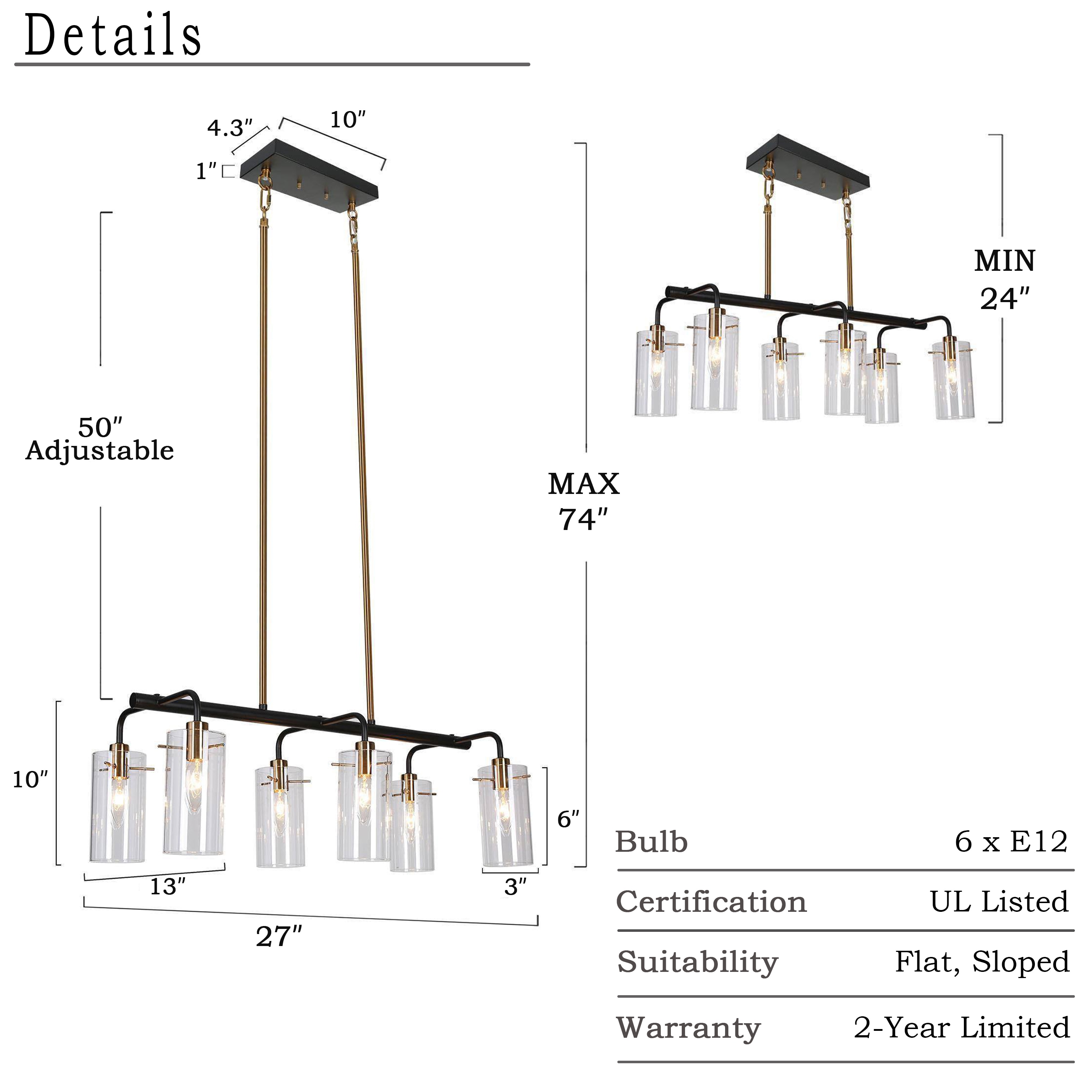 ZEVNI L3MBN6FMW4764SR8 Pendant-Lights - View #5