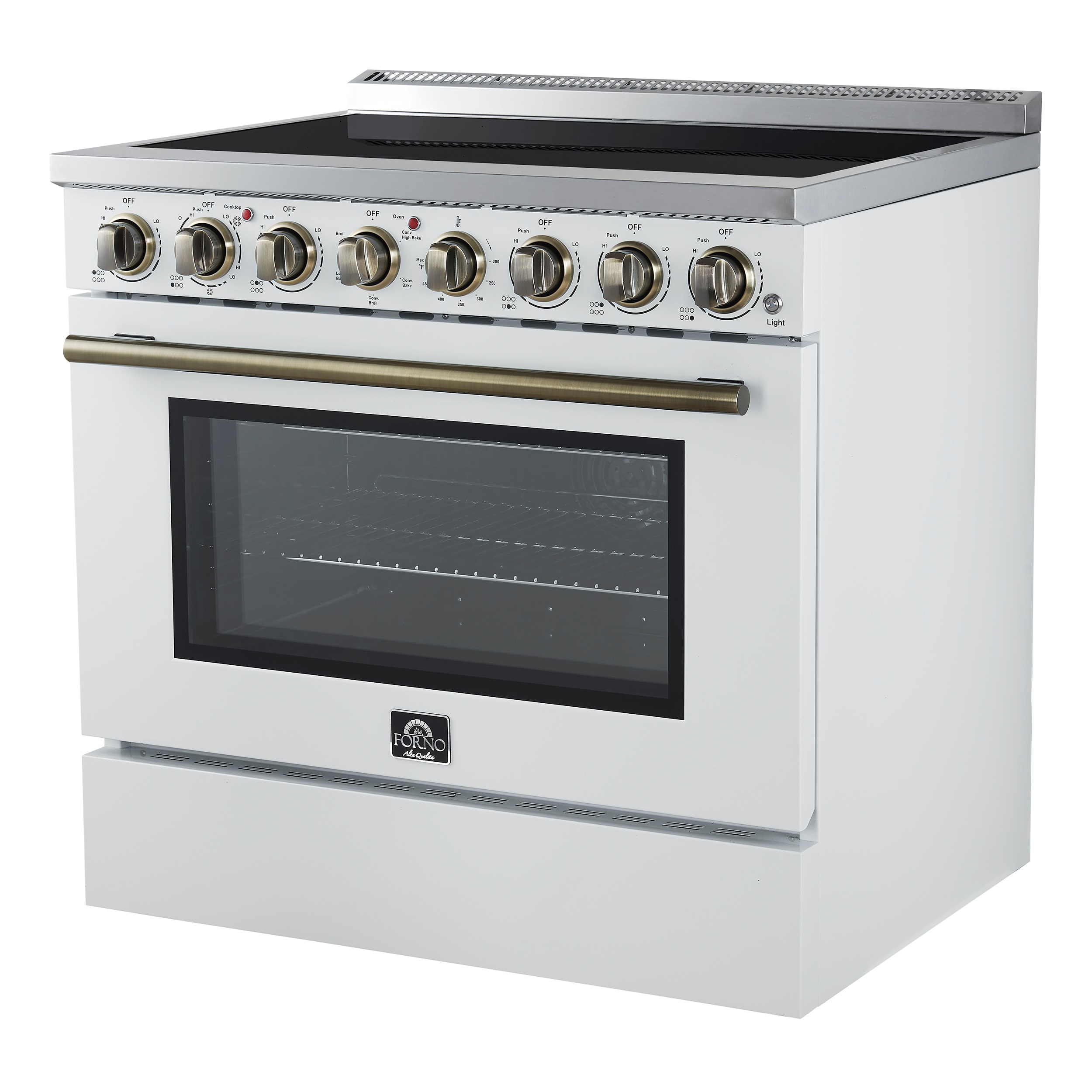 FORNO FFSEL6011-36WHT Freestanding-Electric-Ranges - View #2