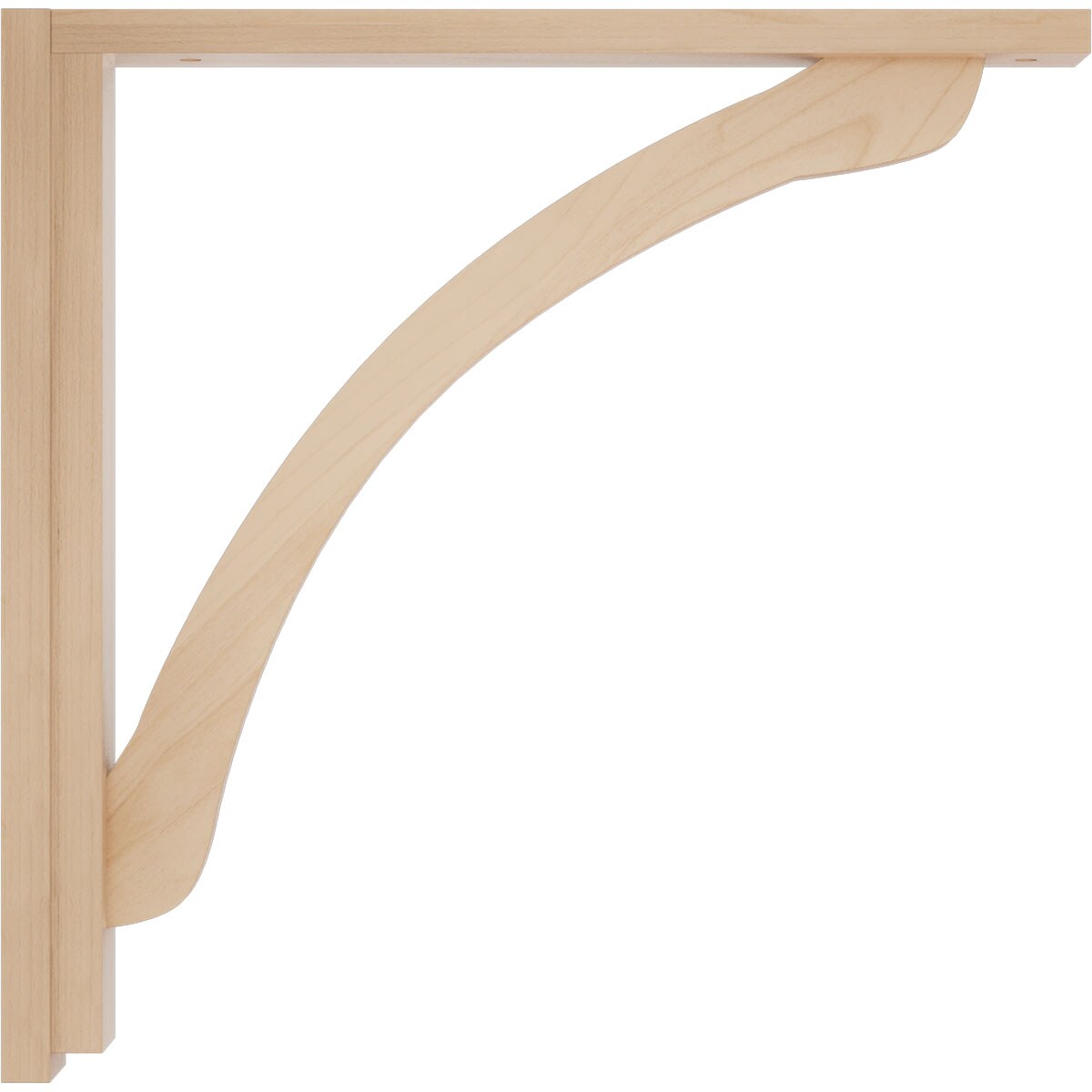 Ekena Millwork BKT02X17X17REAL Exterior-Brackets-Braces - View #3