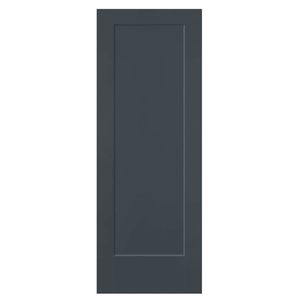 Masonite 826365 Lincoln Park 30-in x 80-in Slate 1-panel square Smooth Hollow core Prefinished Molded composite Slab Door