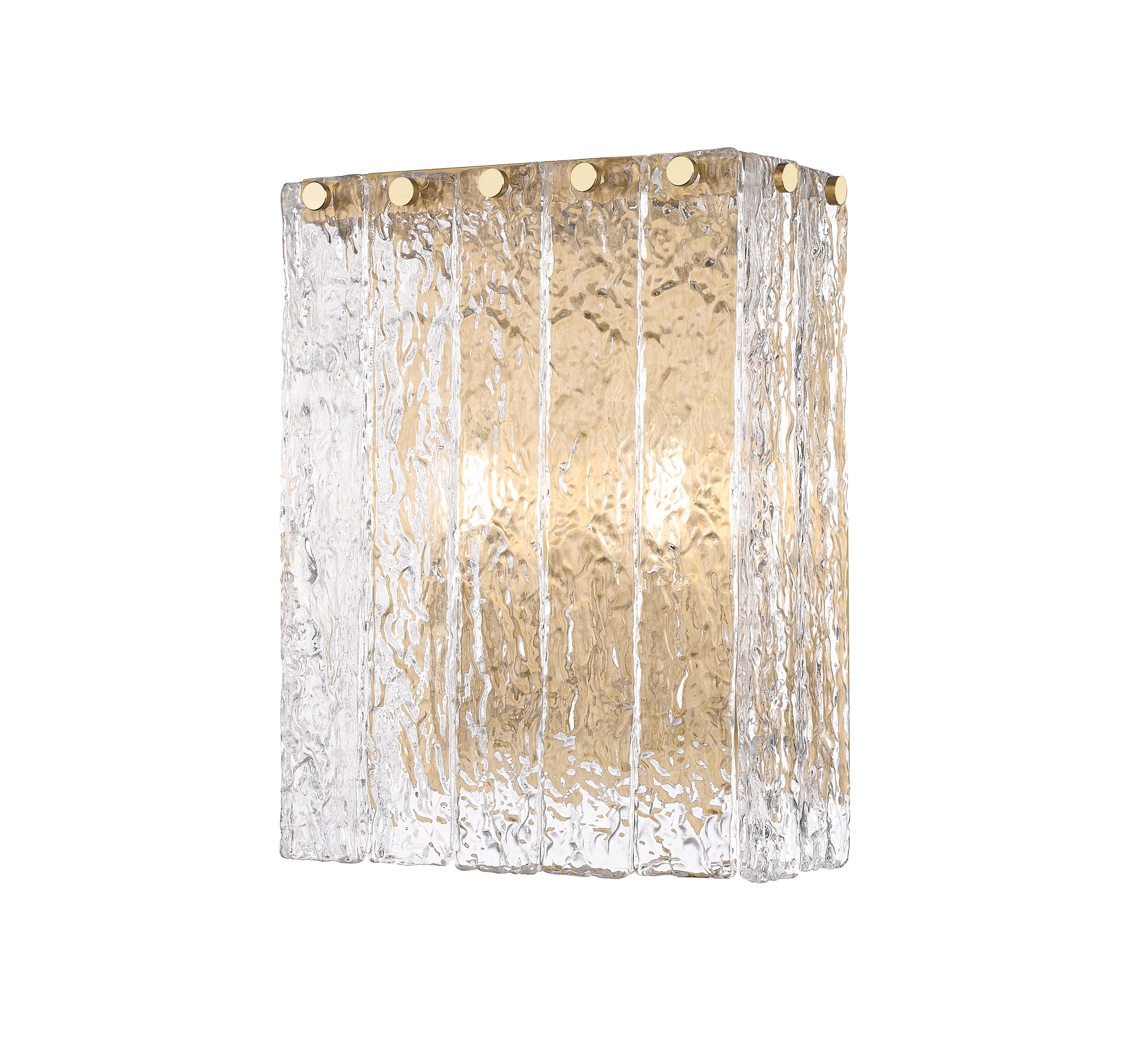 Z-Lite Glacier 9.5-in 2 Light Gold Modern/contemporary Bathroom Vanity light