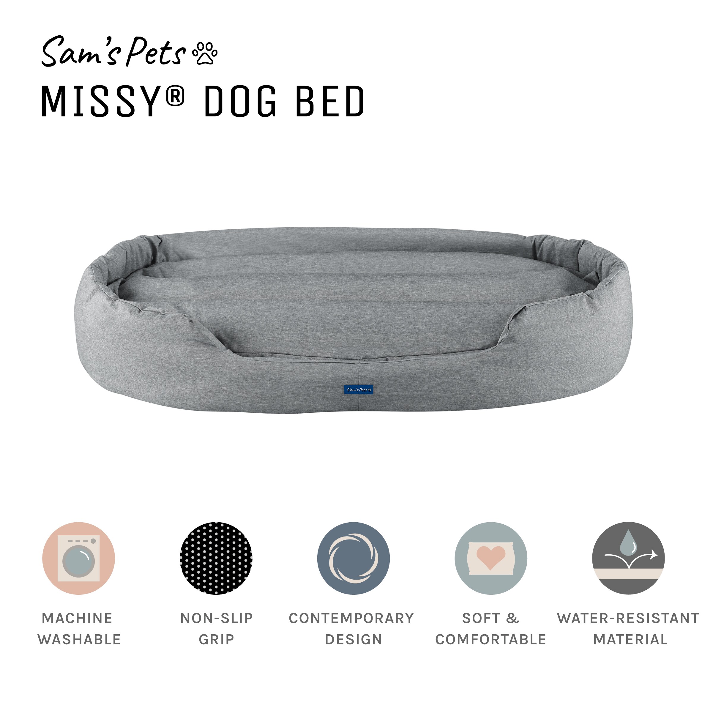 Sam's Pets SP-DB1243GY Pet-Beds - View #8