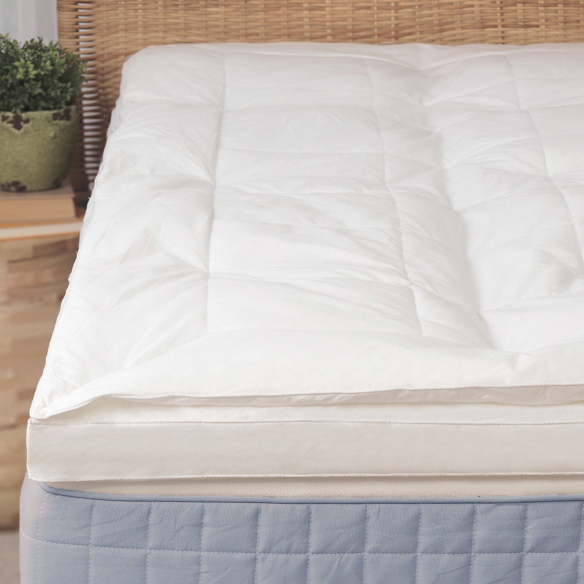 Cozy Essentials FB000602E 2-Inches D Cotton California king Mattress topper