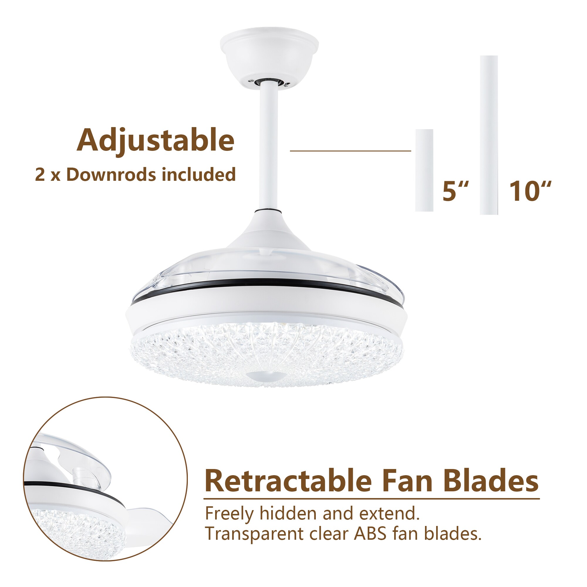 Bella Depot BD3657-W Ceiling-Fans - View #7