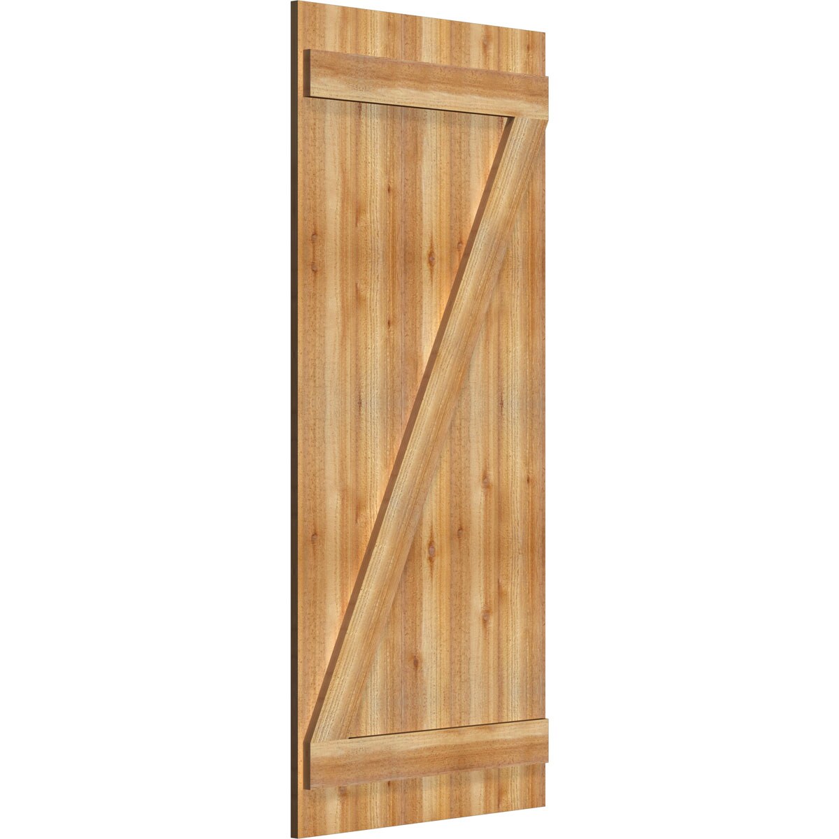 Ekena Millwork RBJ06Z26X060RWR Exterior-Shutters - View #2