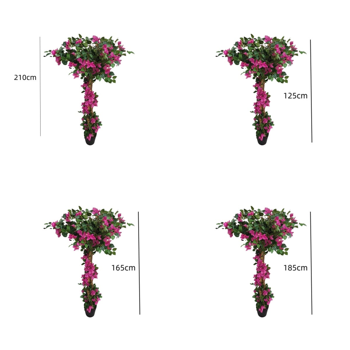 Der Rose WSS11-FQZOL-YDGQMWNB Artificial-Plants-Trees - View #3