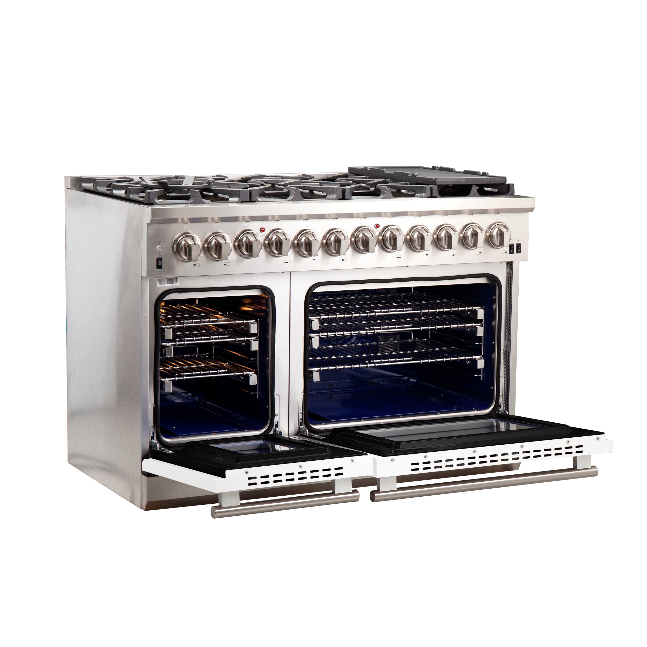 FORNO FFSGS6187-48WHT Double-Dual-Fuel-Ranges - View #4