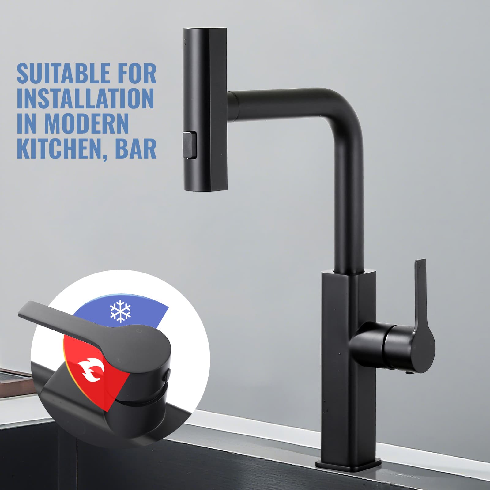 ALEASHA AL-4M40B Kitchen-Faucets - View #7