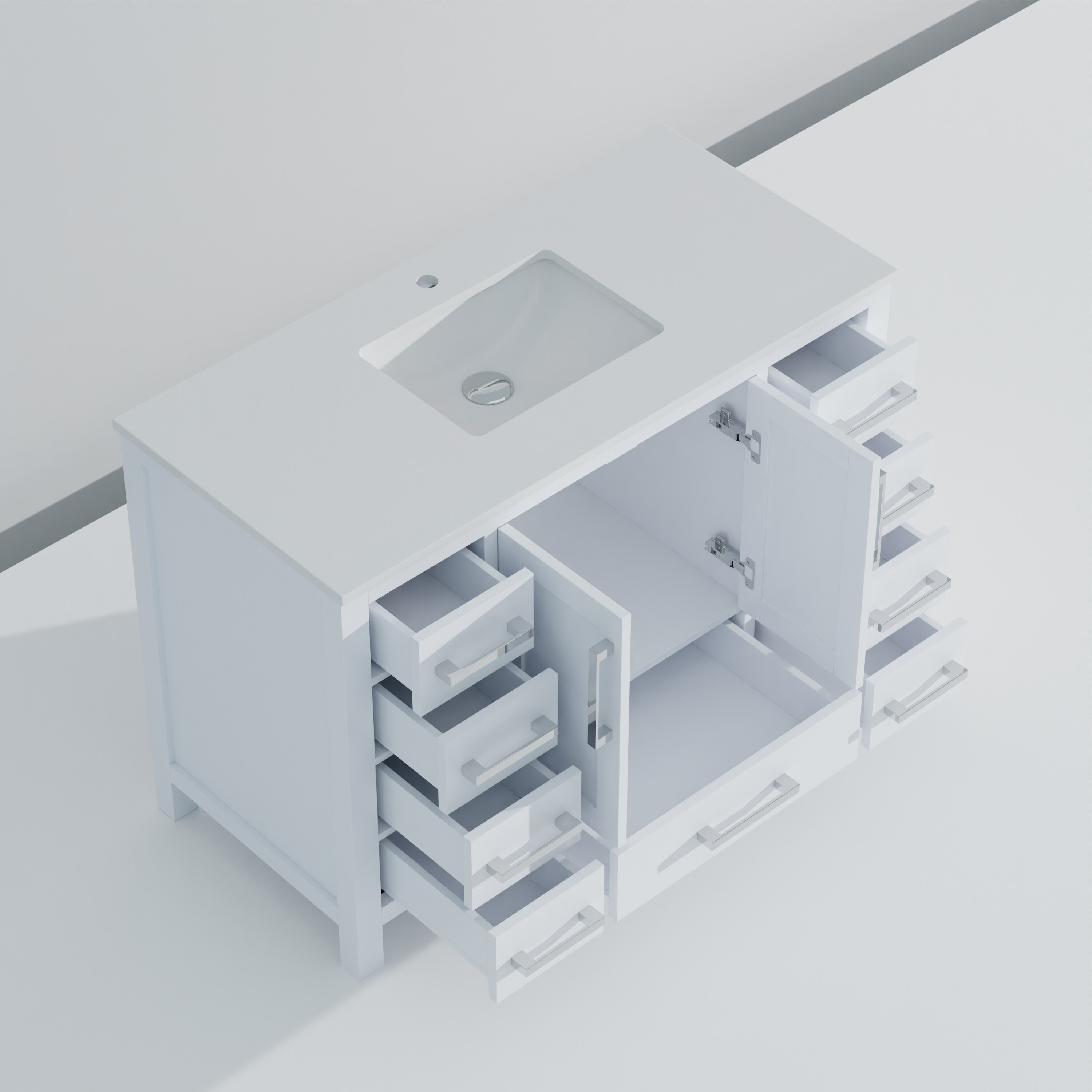 Lexora LVJ48SA300 Bath-Vanity-Combo - View #10
