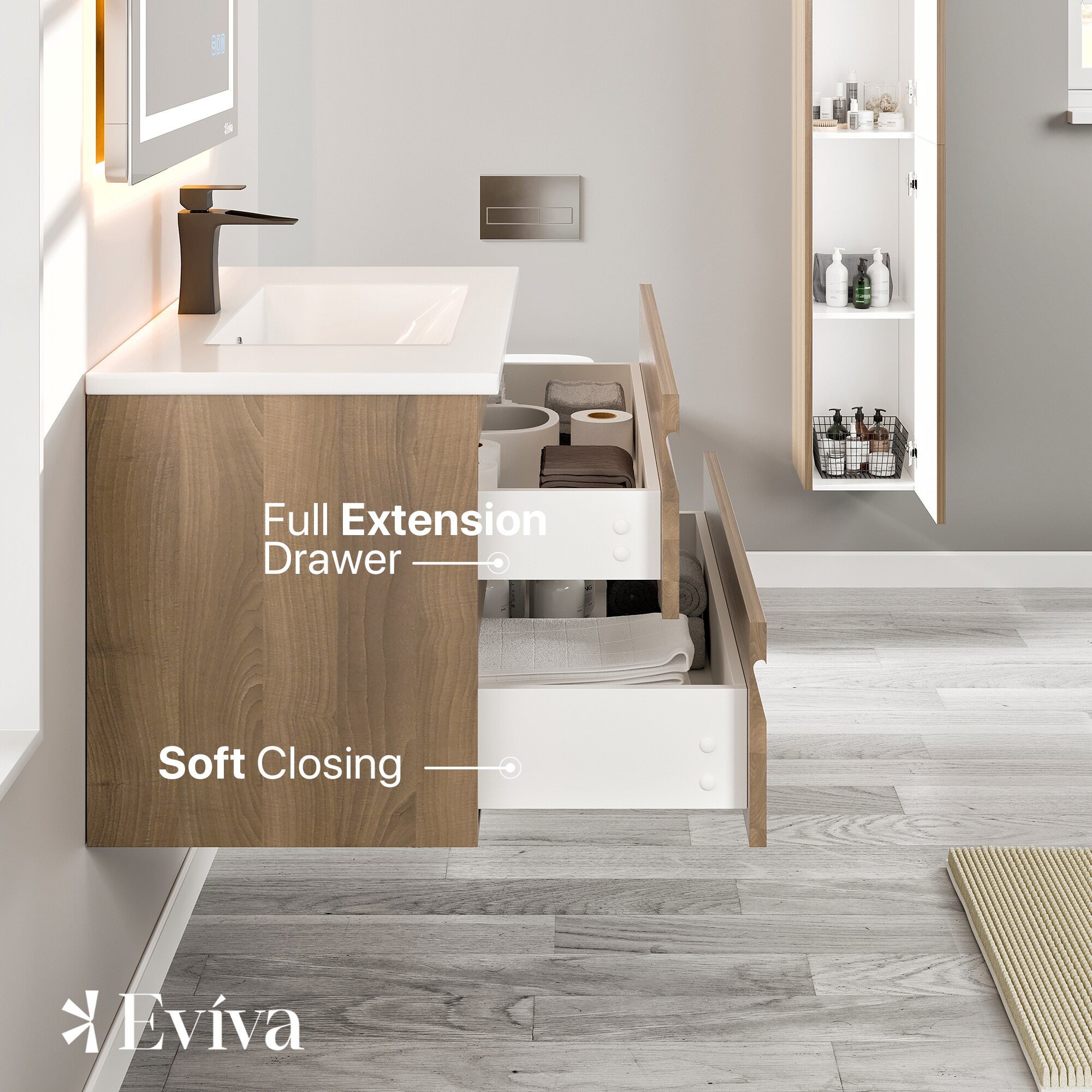 Eviva EVVN23-39GW-WM Bath-Vanity-Combo - View #5