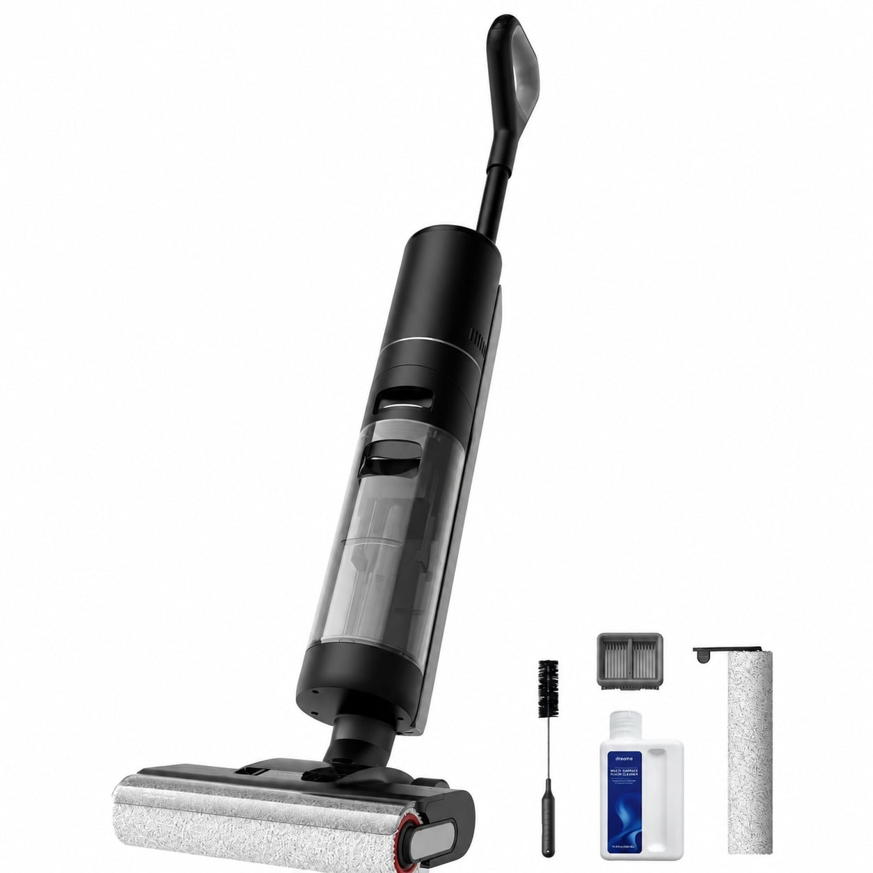 Yichuhaoxi  Wet Dry Vacuum Cleaner Smart Floor Cleaner Mop for Hard Floors Powerful Suction Dual Rotation Self Cleaning High Temp Brush System