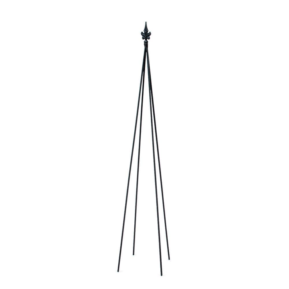 ACHLA Designs FT-20 8-in W x 58-in H Black Iron Garden Trellis For Climbing Plants For Cucumbers For Roses For Tomatoes