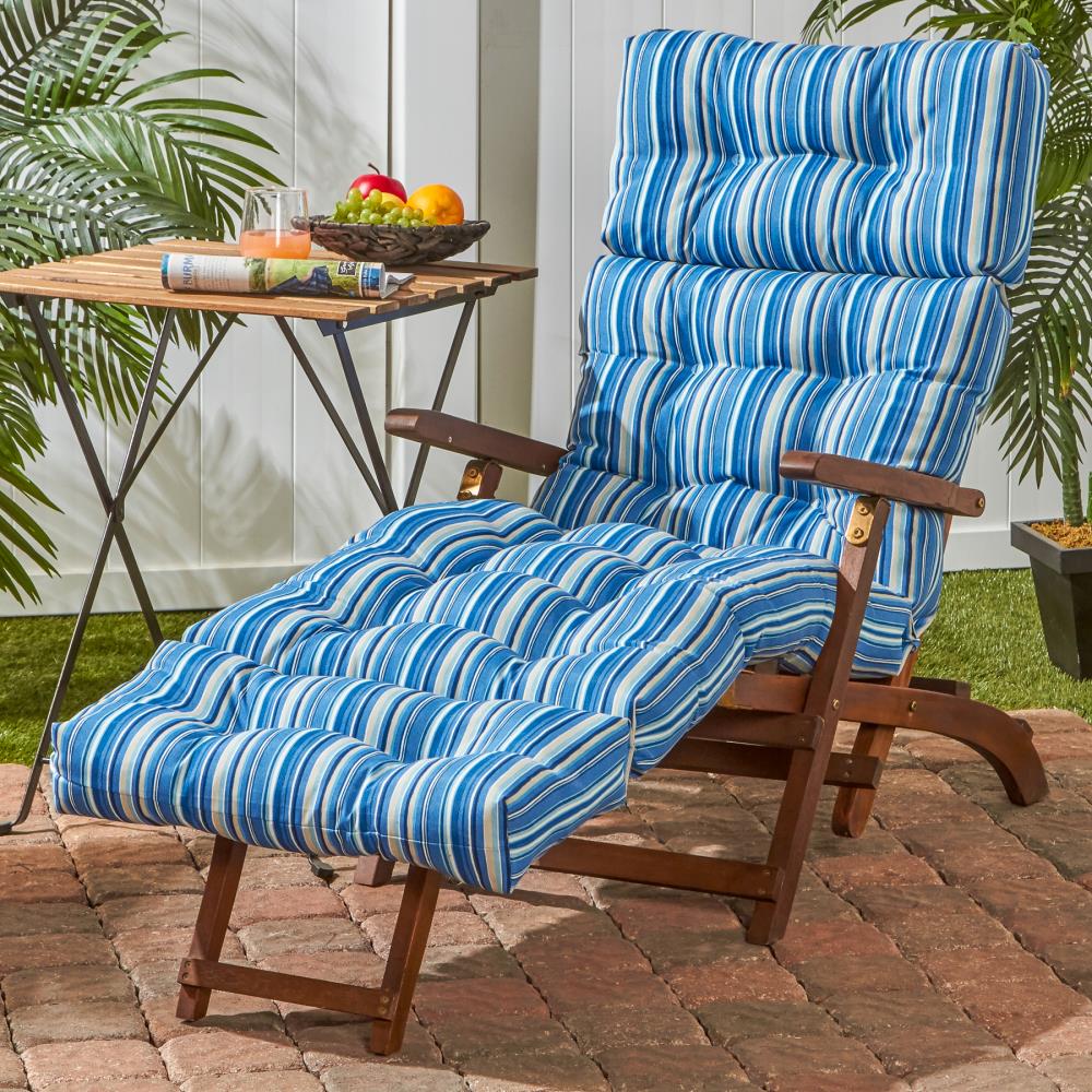 Greendale Home Fashions 44-in x 22-in Sapphire Patio Chaise Lounge ...