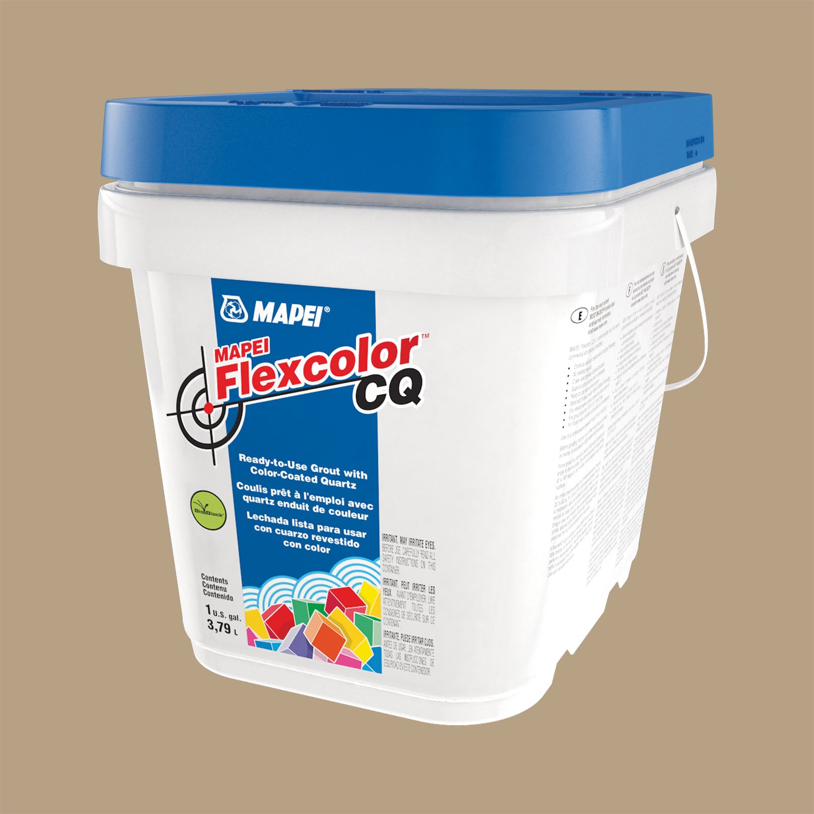 MAPEI 4KA504404 Flexcolor CQ Pale Umber #5044 Sanded Acrylic Premix Grout (1-Gallon)