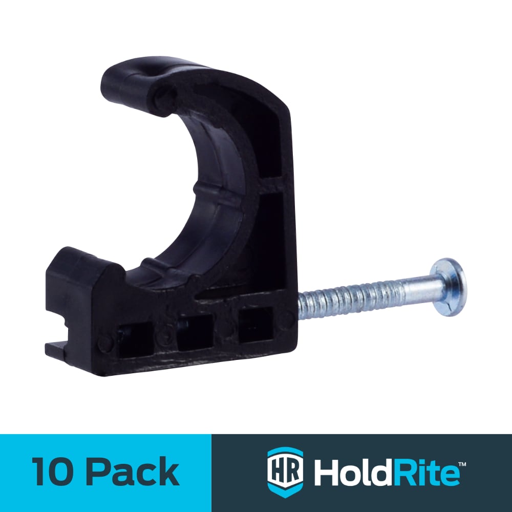 HoldRite 191Z10 10 -Pack 1/2-in to 1/2-in dia Plastic Half clamp