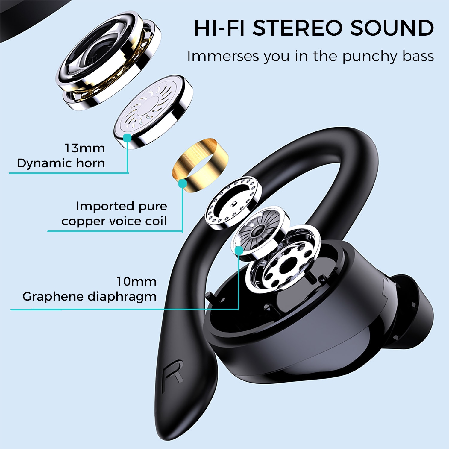 Alpha Digital Q23 headphones - View #2