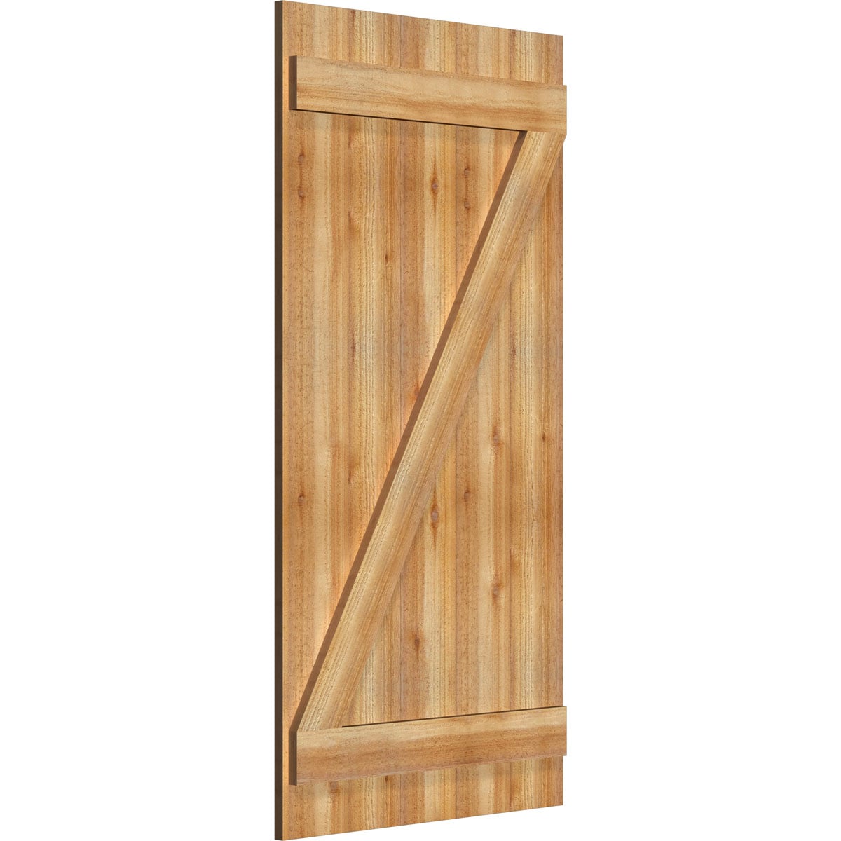 Ekena Millwork RBJ06Z26X053RWR Exterior-Shutters - View #2