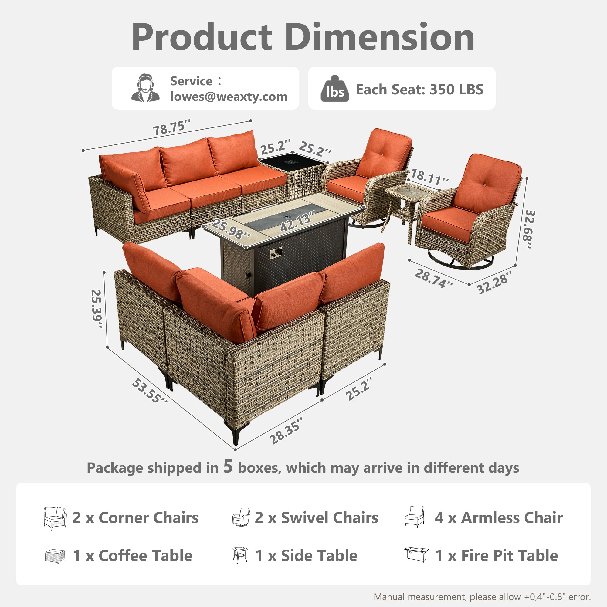 weaxty CFP85DSCRRSYZVNC811 Patio-Sofas-Daybeds - View #8