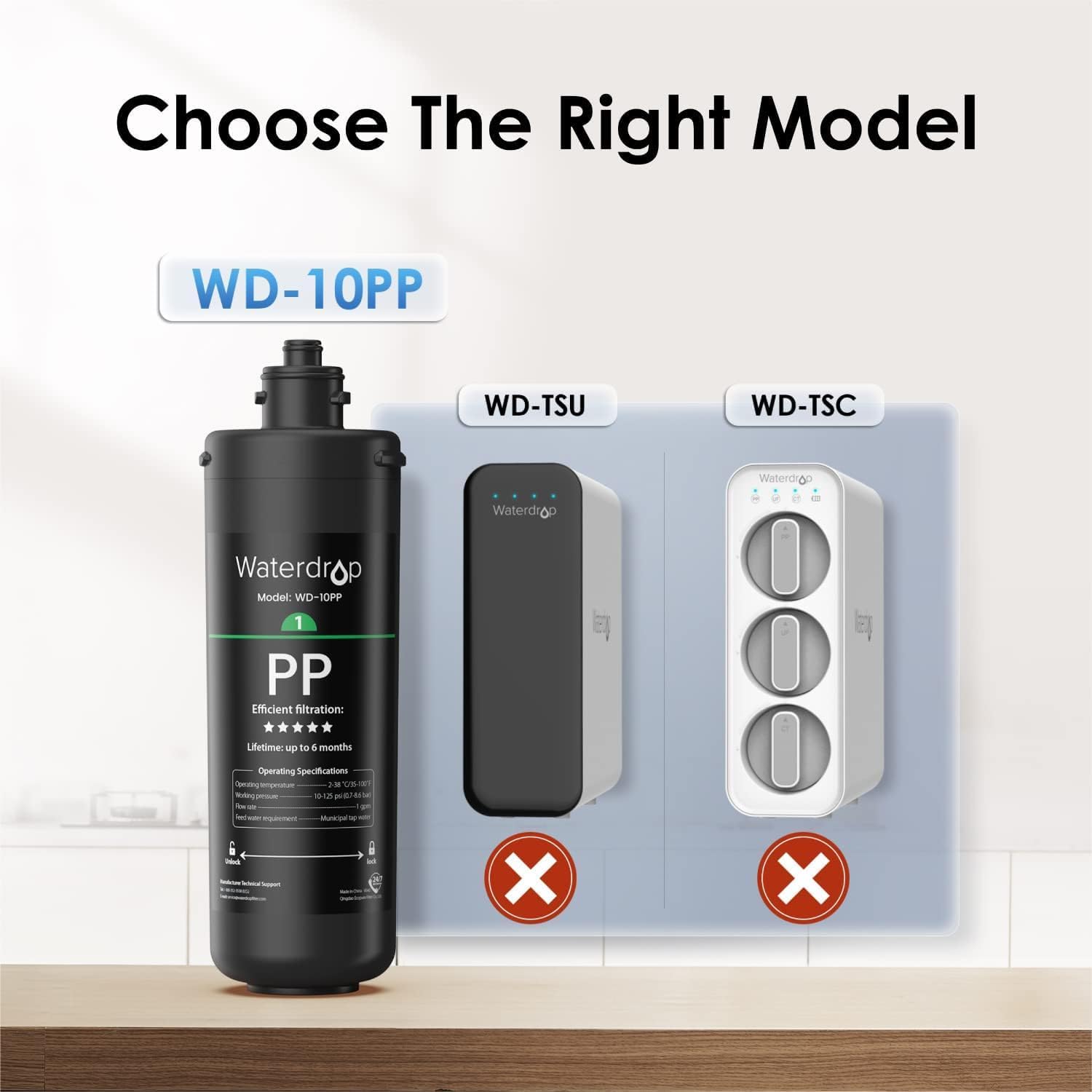 Waterdrop B-WD-10PP Replacement-Water-Filters-Cartridges - View #2