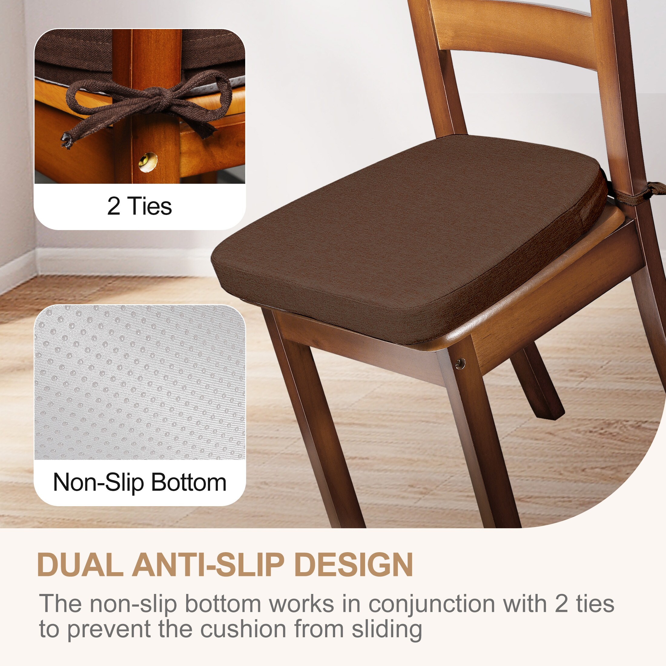 AAAAAcessories LS-DCCLH-ZONG-4P Indoor-Chair-Cushions - View #4