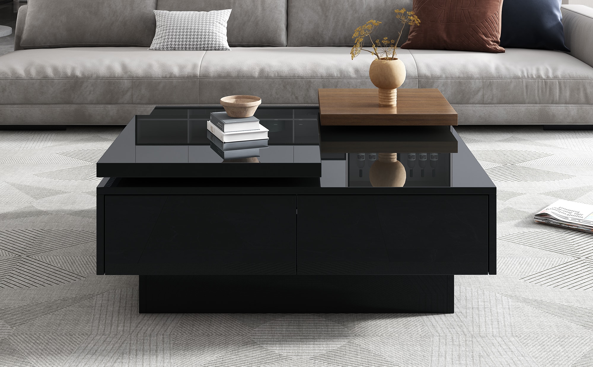 ModernLuxe L3P-WF324734AAB Coffee-Tables - View #2