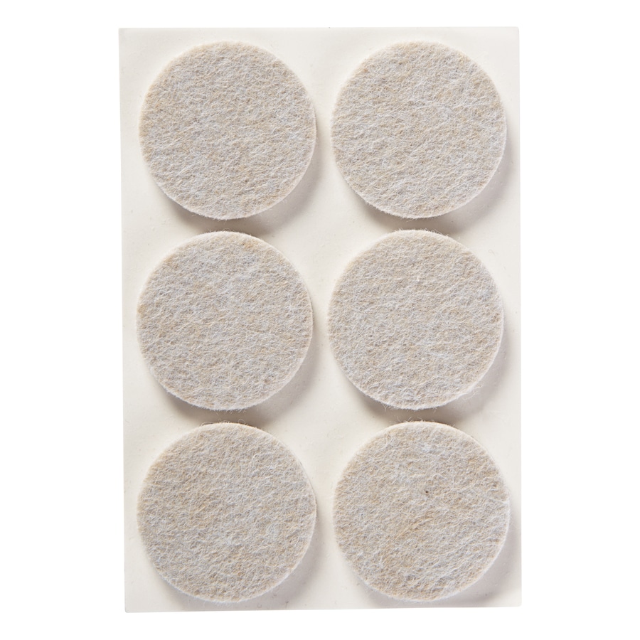 Scotch 24-pack 1-1 2-in Beige Round Felt Furniture Pads In The Felt 