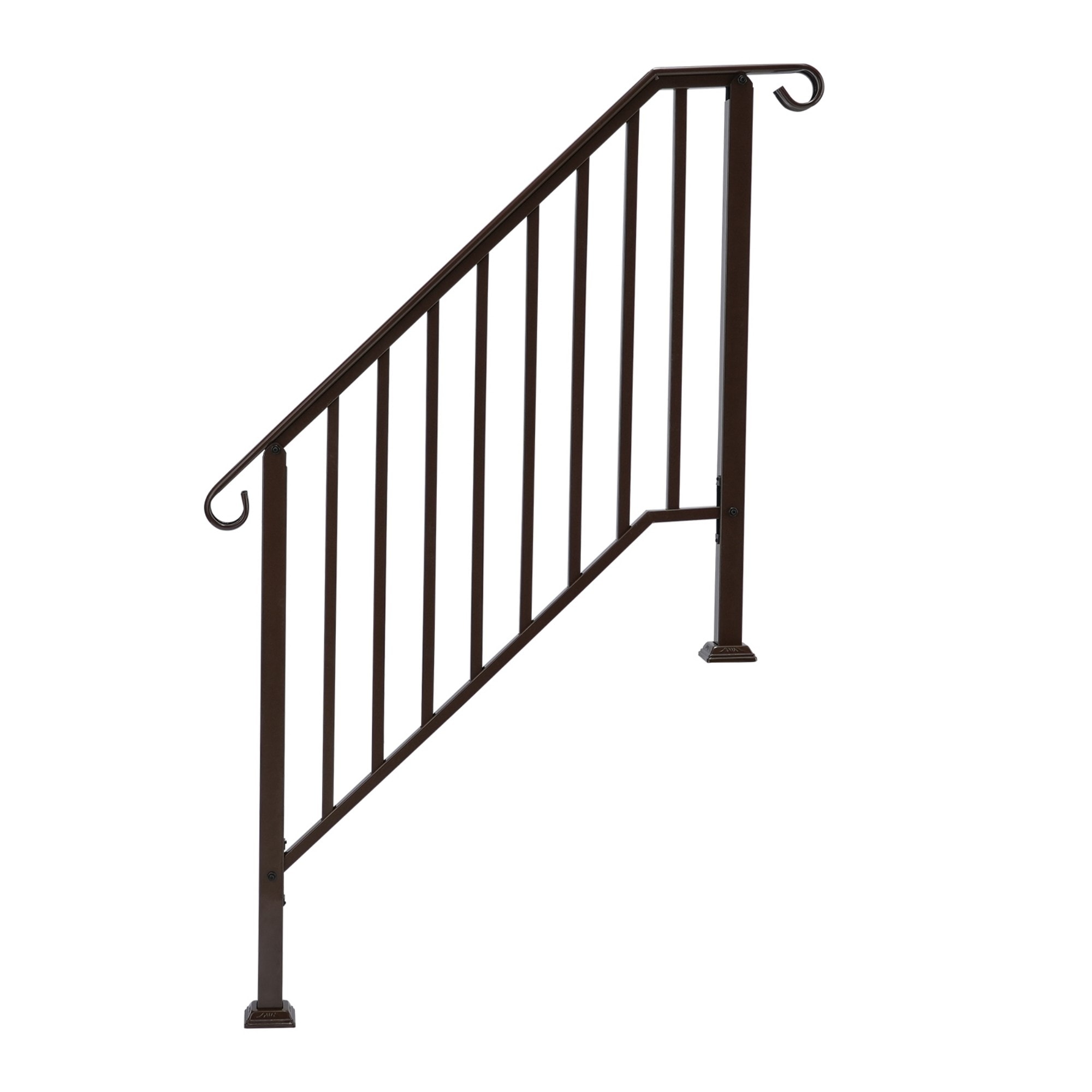 3 Step Handrails for Outdoor Steps Copper