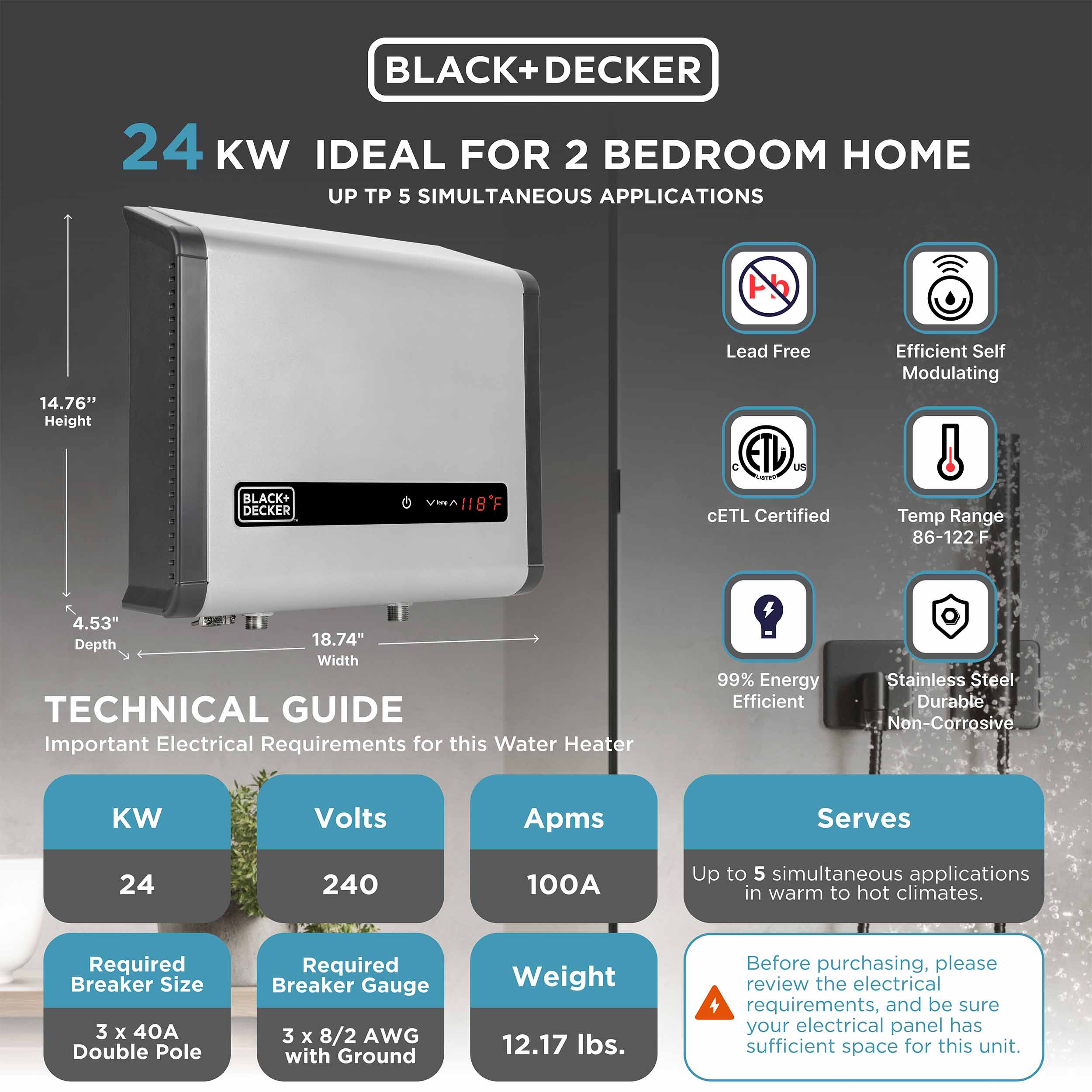 BLACK+DECKER BD-24-DWH Gas-Water-Heaters - View #8