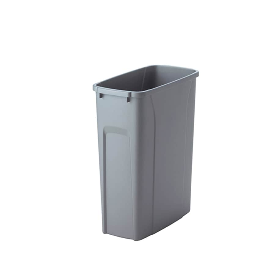 Hefty 13-Gallons White Plastic Kitchen Trash Can with Lid Indoor in the Trash  Cans department at