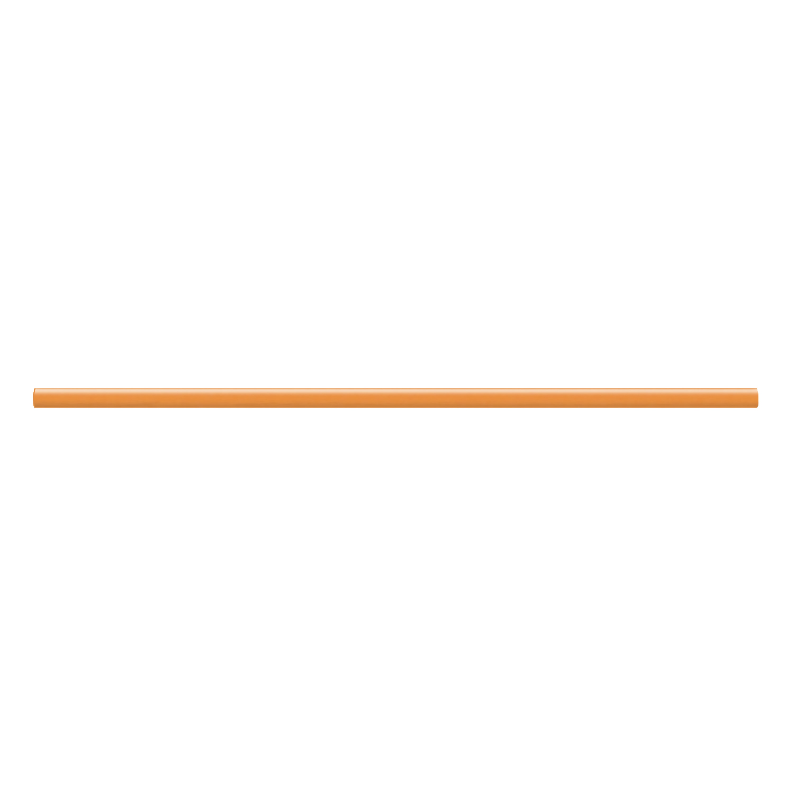 American Olean 0077S1/212J1P2 Color Ways Mandarin 1/2-in x 12-in Glossy Ceramic Border Tile ( 0.96-Sq. Feet / Carton ) 24 -Pack