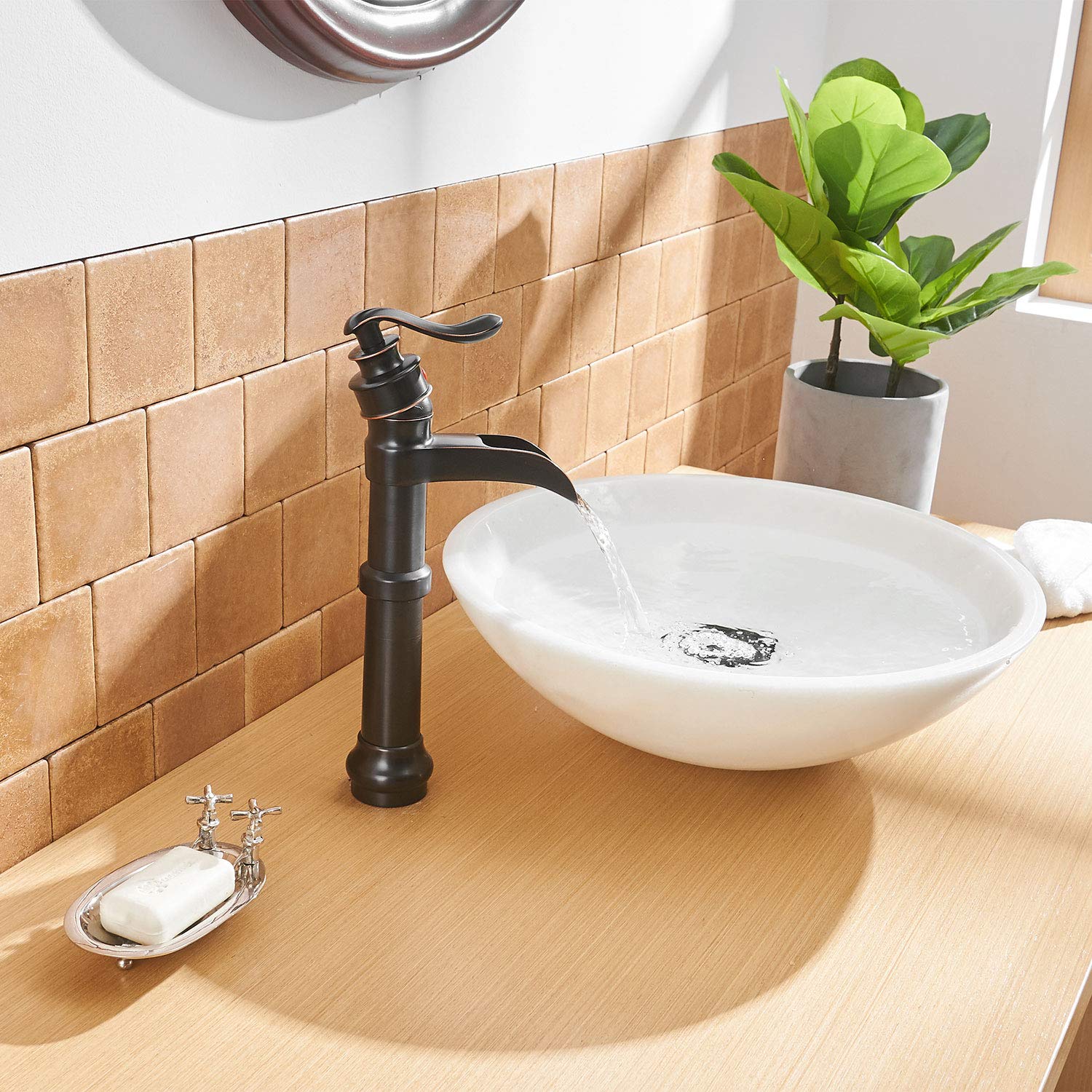 BWE A-96558H-ORB Lavatory-Faucets - View #2