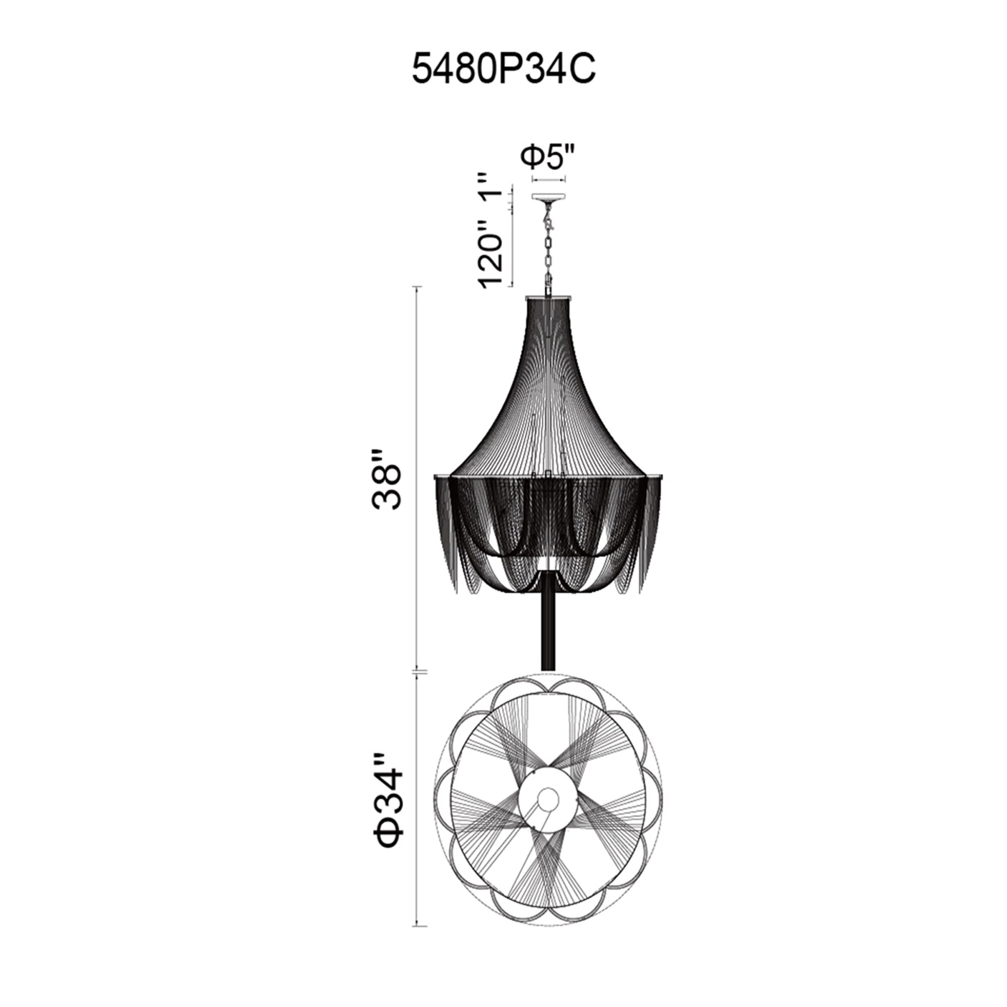 CWI Lighting 5480P34C b090015 - View #9